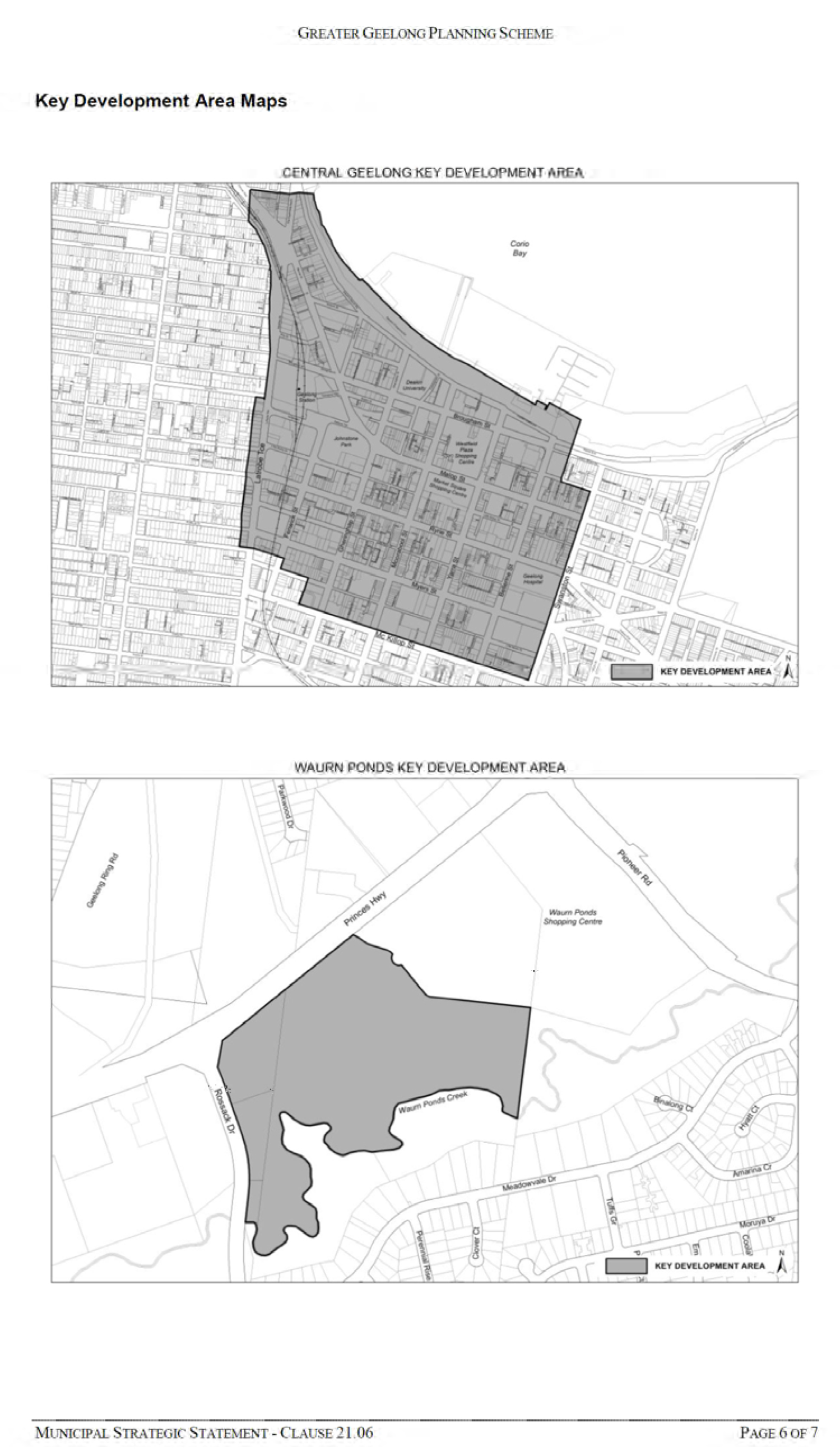 Municipality Strategy Statement - Clause 21.06 - Page 6 of 7