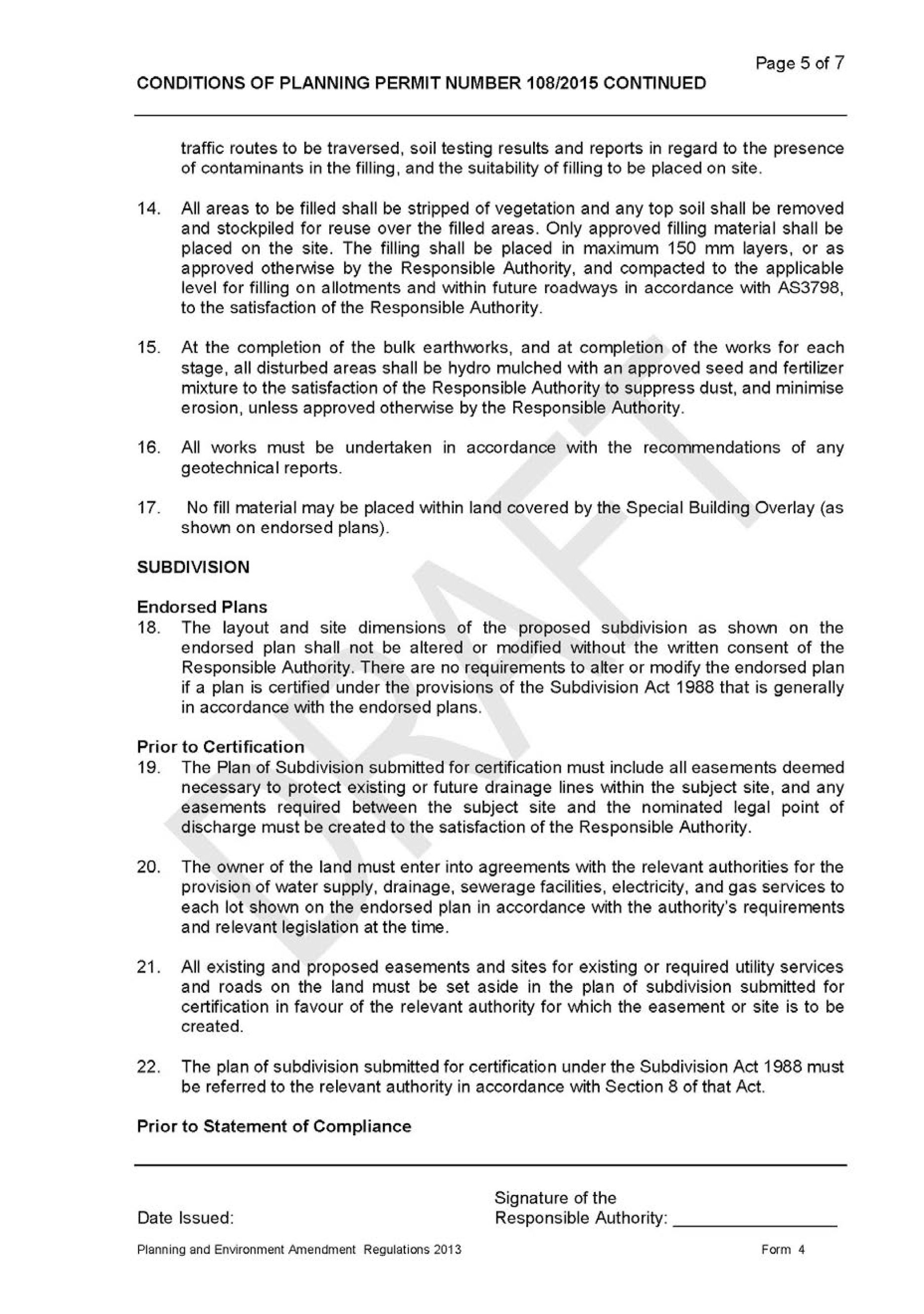 C329 Planning permit to be issued - Page 5 of 7