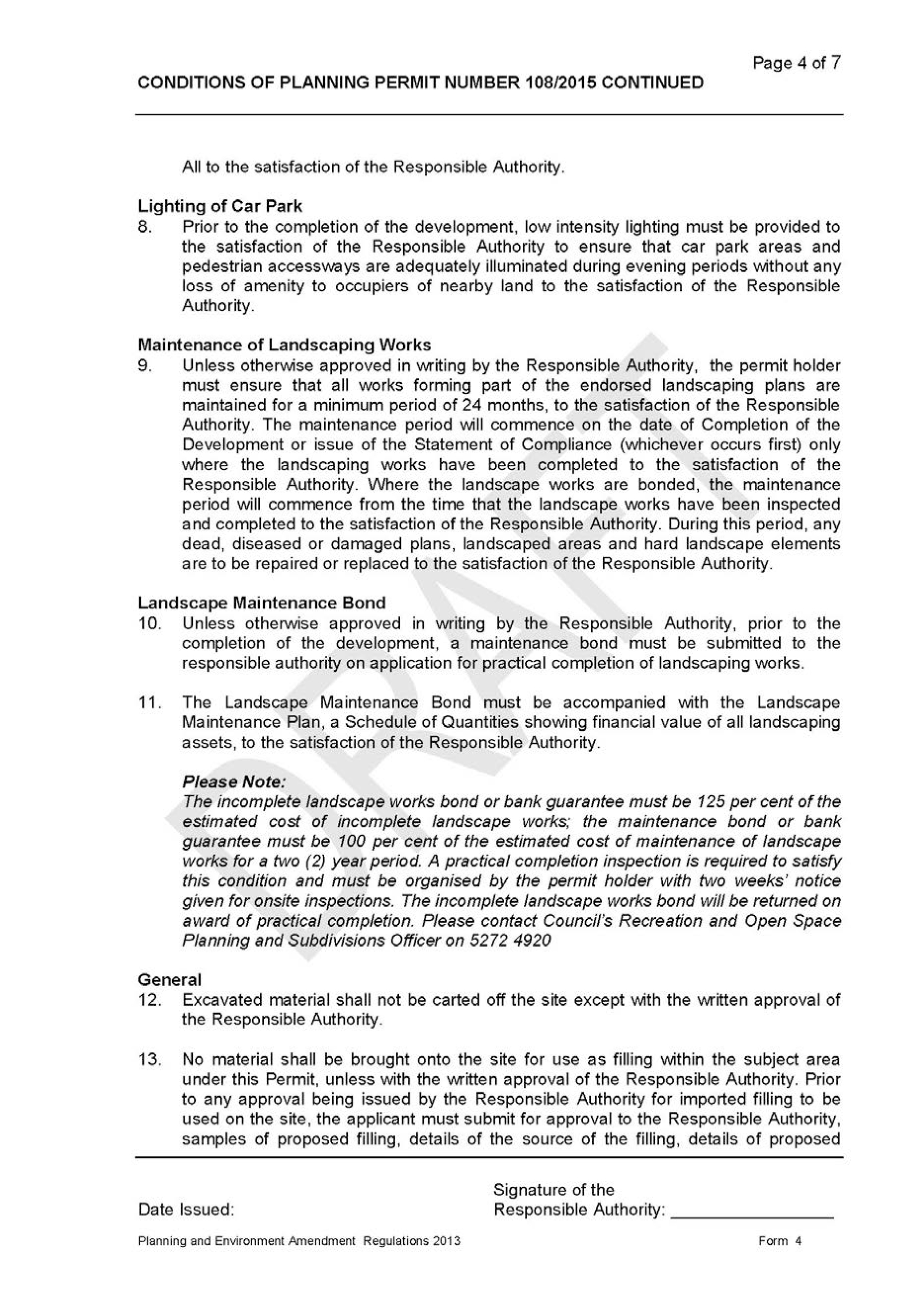 C329 Planning permit to be issued - Page 3 of 7