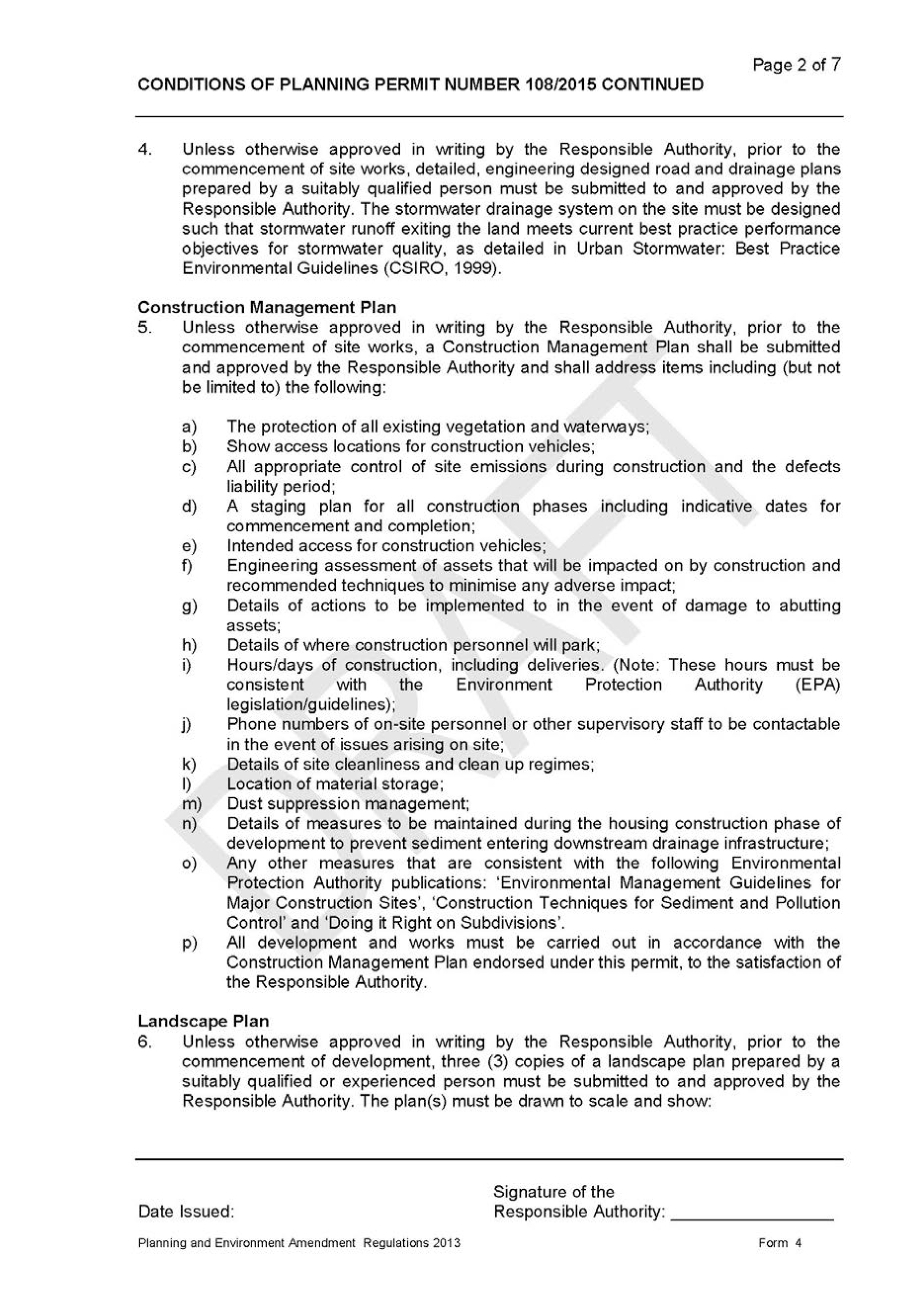 C329 Planning permit to be issued - Page 2 of 7