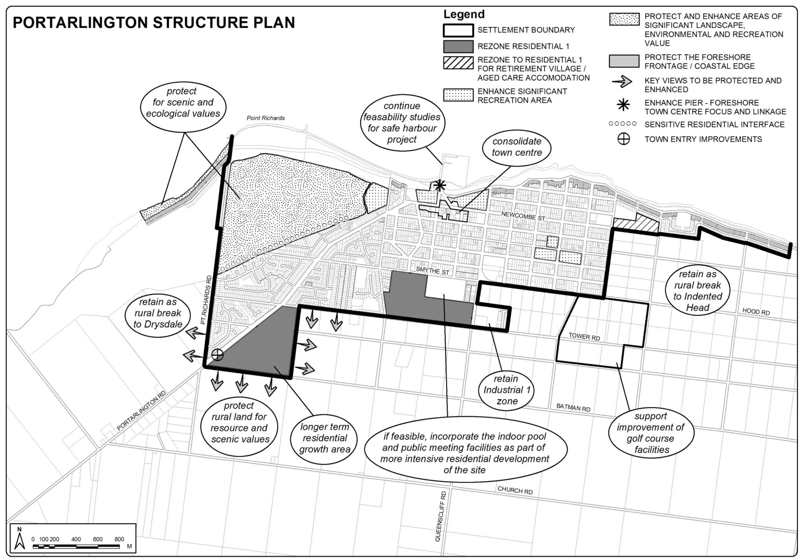 2008 Portarlington Structure Plan Map