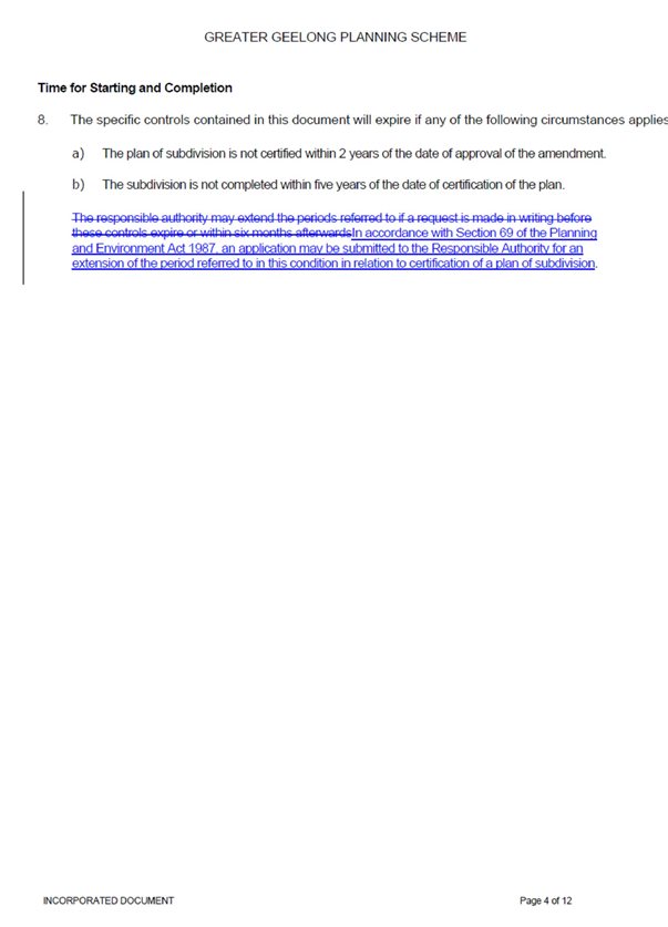 Appendix 6 - Incorporated Document - BUPA Aged Care Facility, Bellarine Lakes - Page 4 of 12