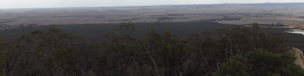 Figure 5 – Panorama view looking west to north west from Flinders Peak - image 1 of 3