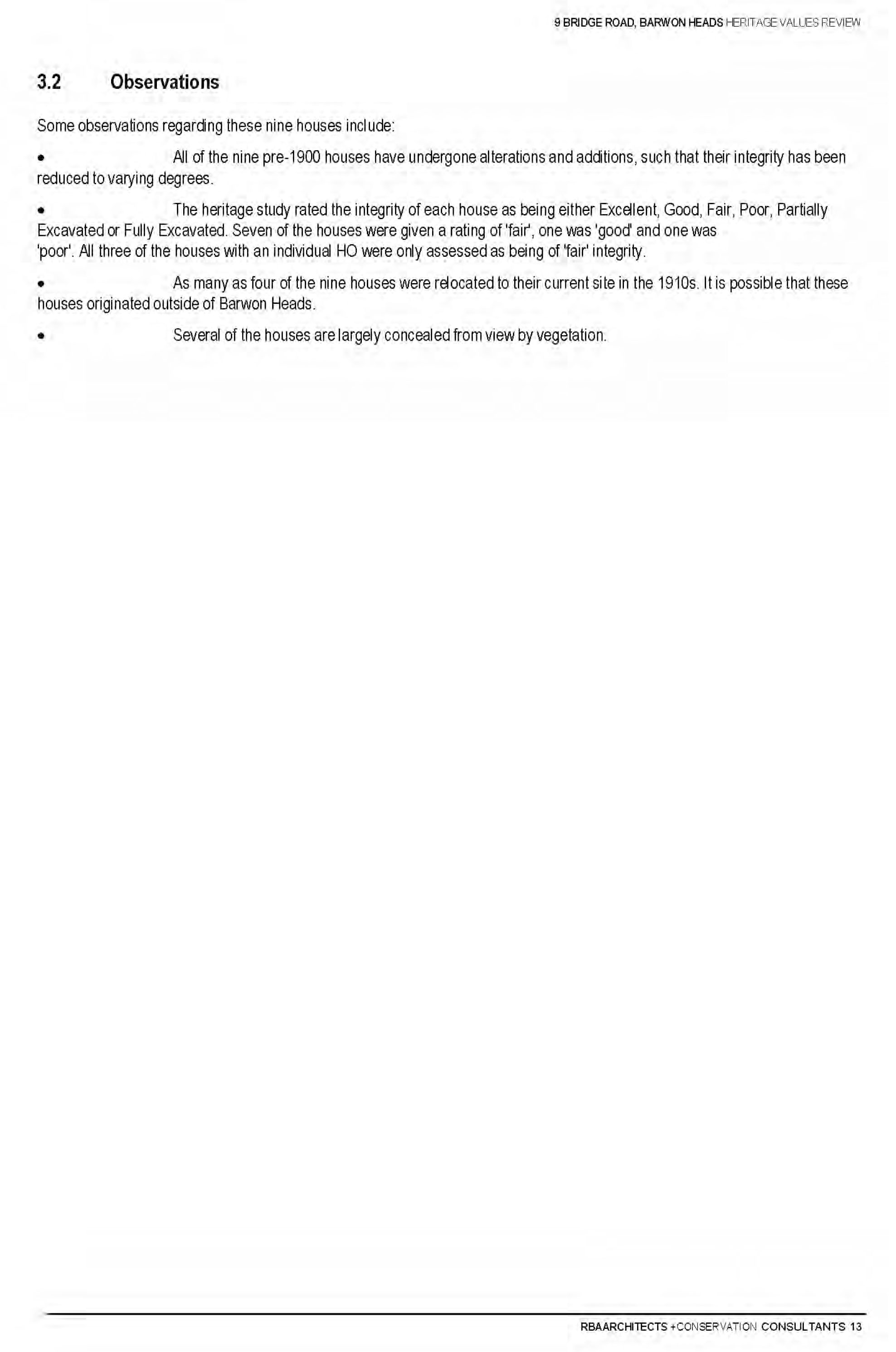Appendix 3 – Context Pty Ltd  Heritage Assessment (includes RBA Report) Page 29 of 32 pages