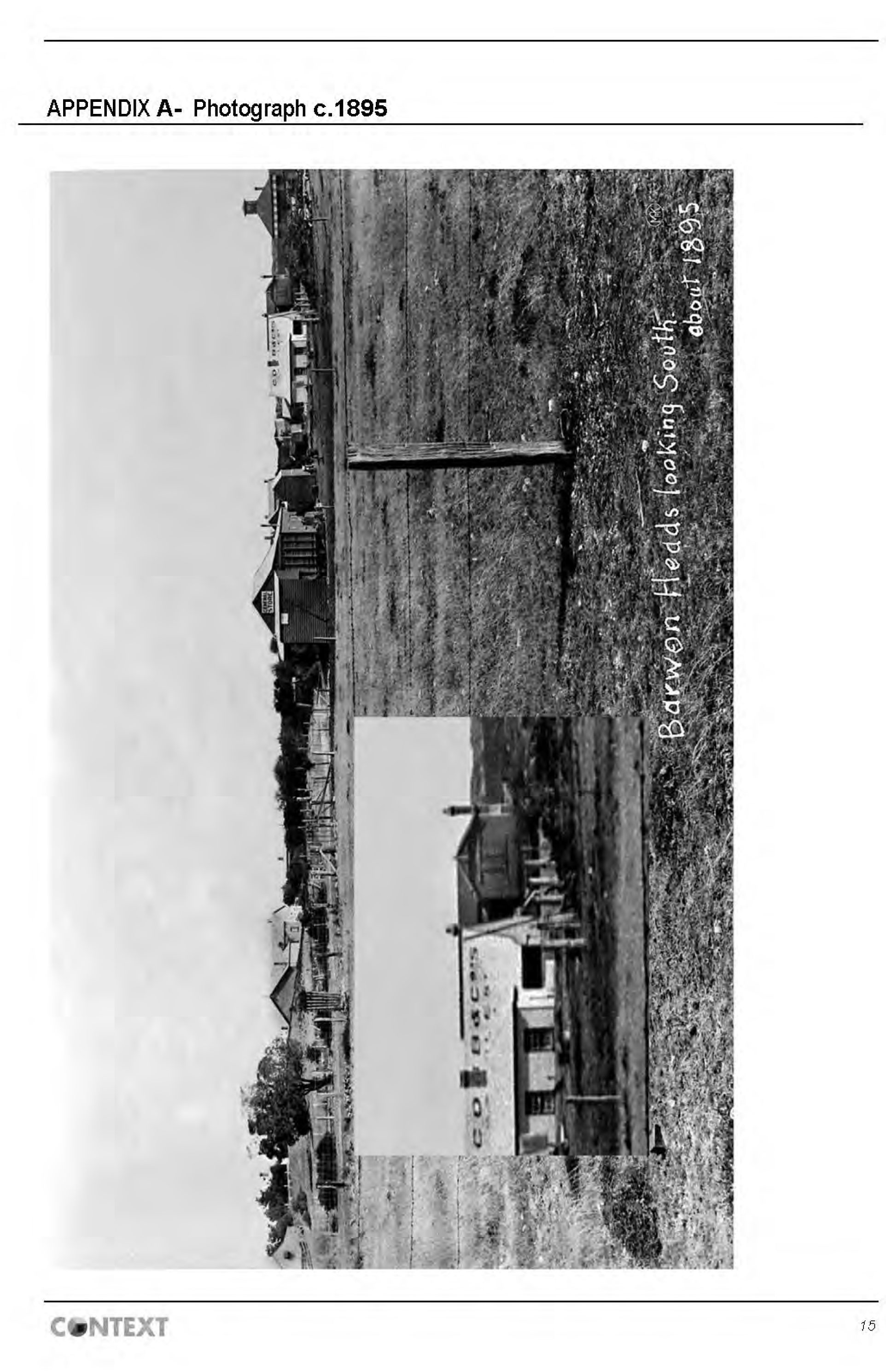Appendix 3 – Context Pty Ltd  Heritage Assessment (includes RBA Report) Page 31 of 32 pages