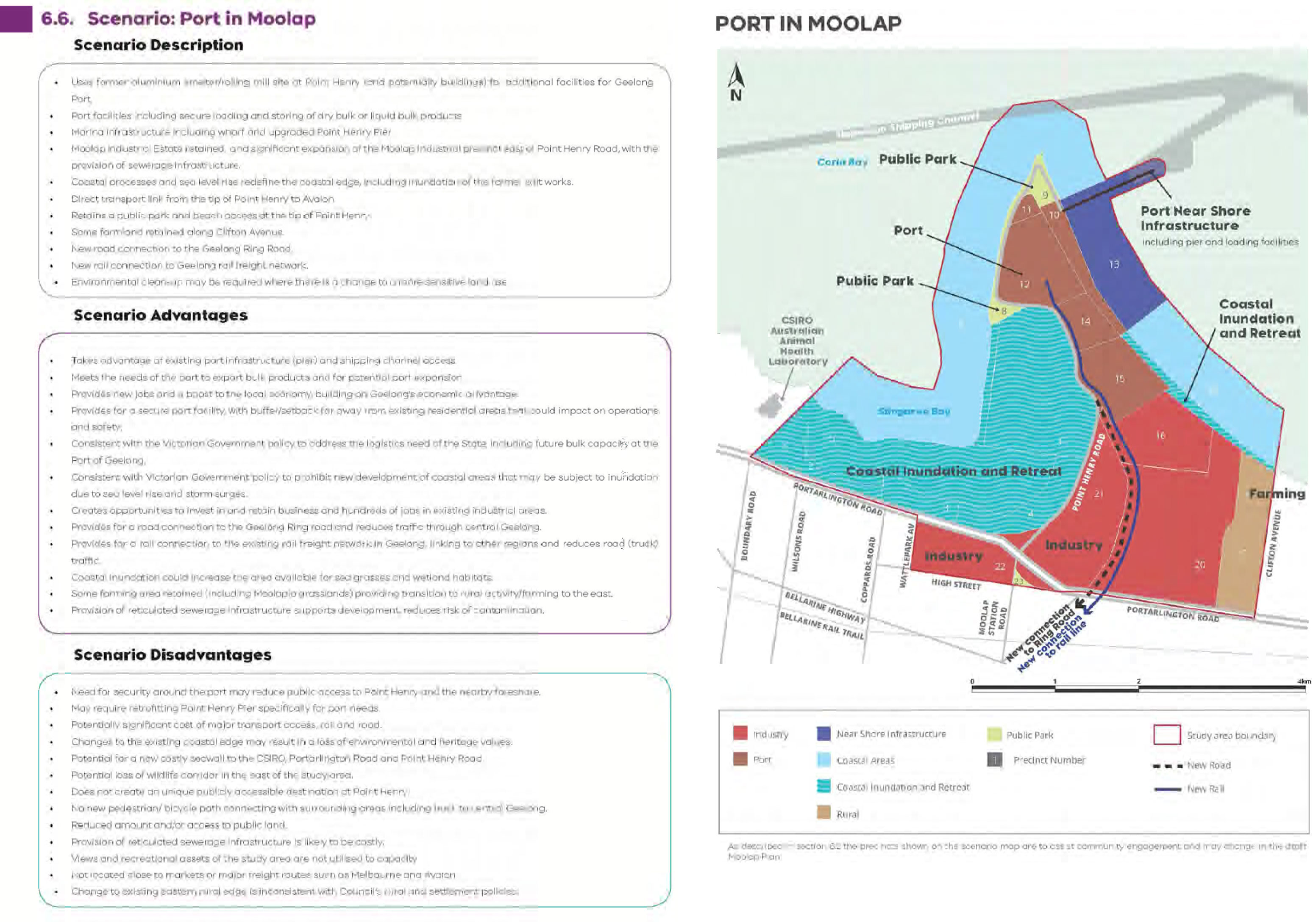 Attachment - 1 Moolap Coastal Strategic Framework Plan – Discussion paper Scenarios - Page 2 of 