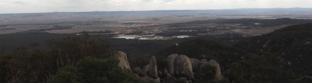 Figure 5 – Panorama view looking west to north west from Flinders Peak - image 2 of 3