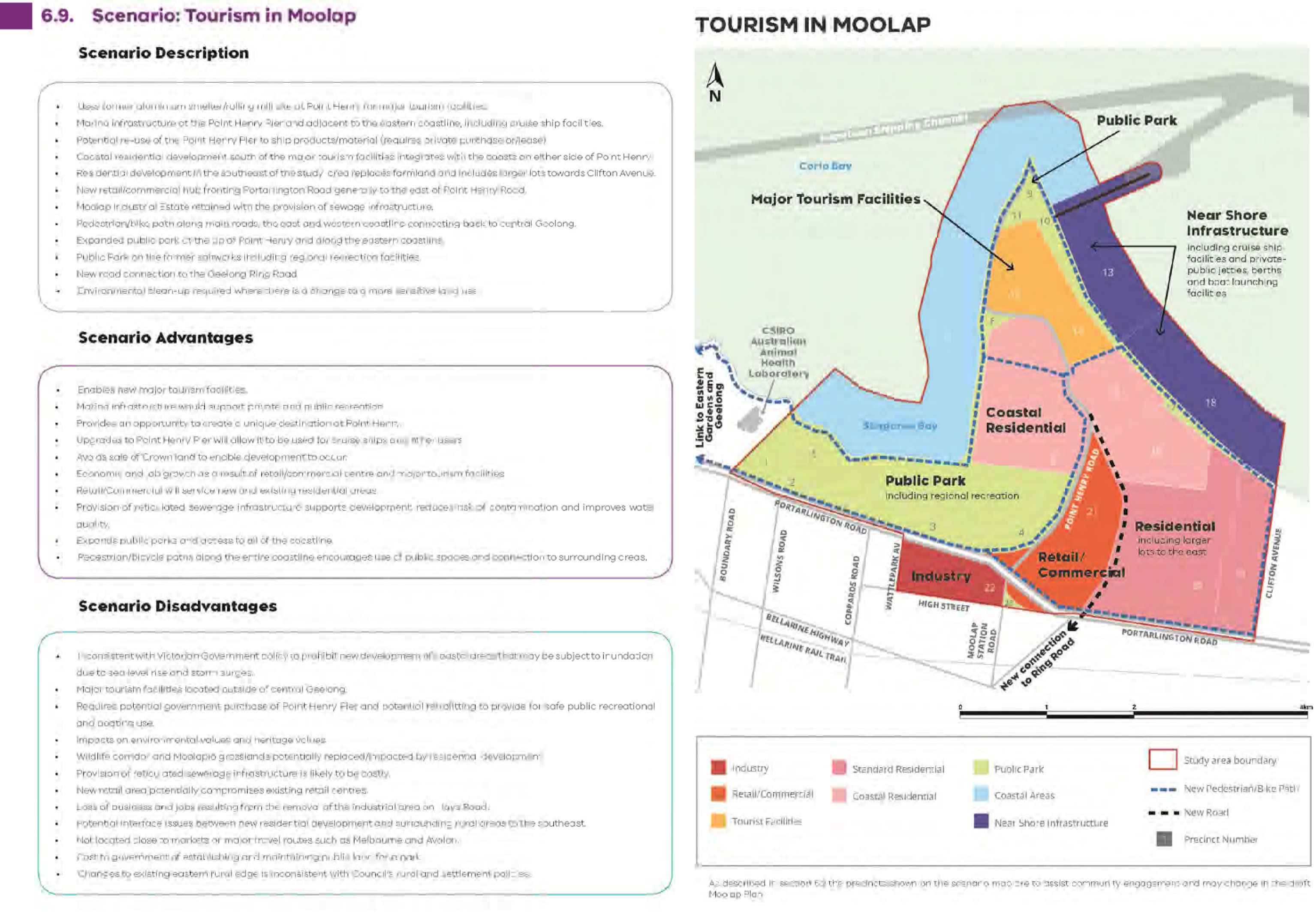 Attachment - 1 Moolap Coastal Strategic Framework Plan – Discussion paper Scenarios - Page 5 of 