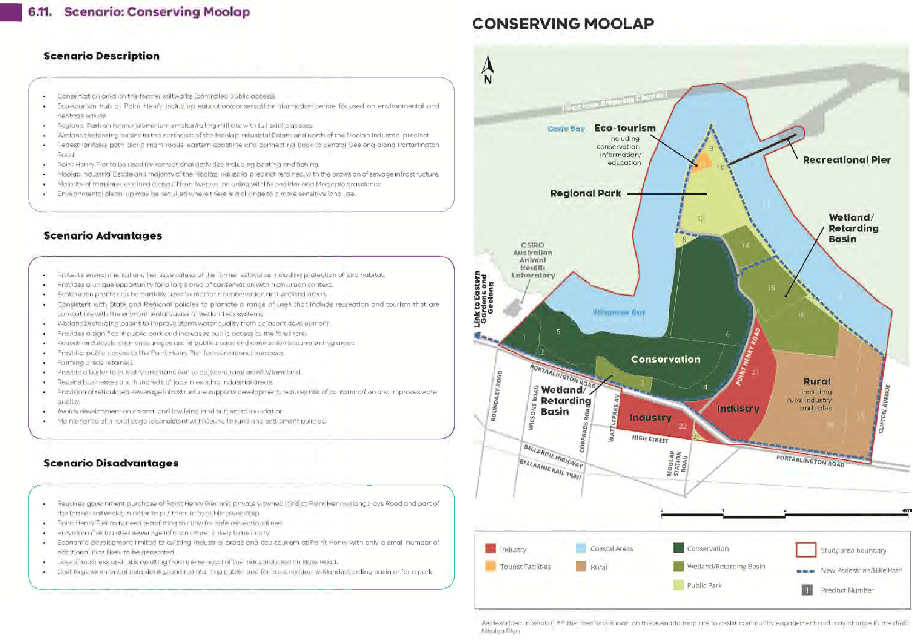 Attachment - 1 Moolap Coastal Strategic Framework Plan – Discussion paper Scenarios - Page 6 of 