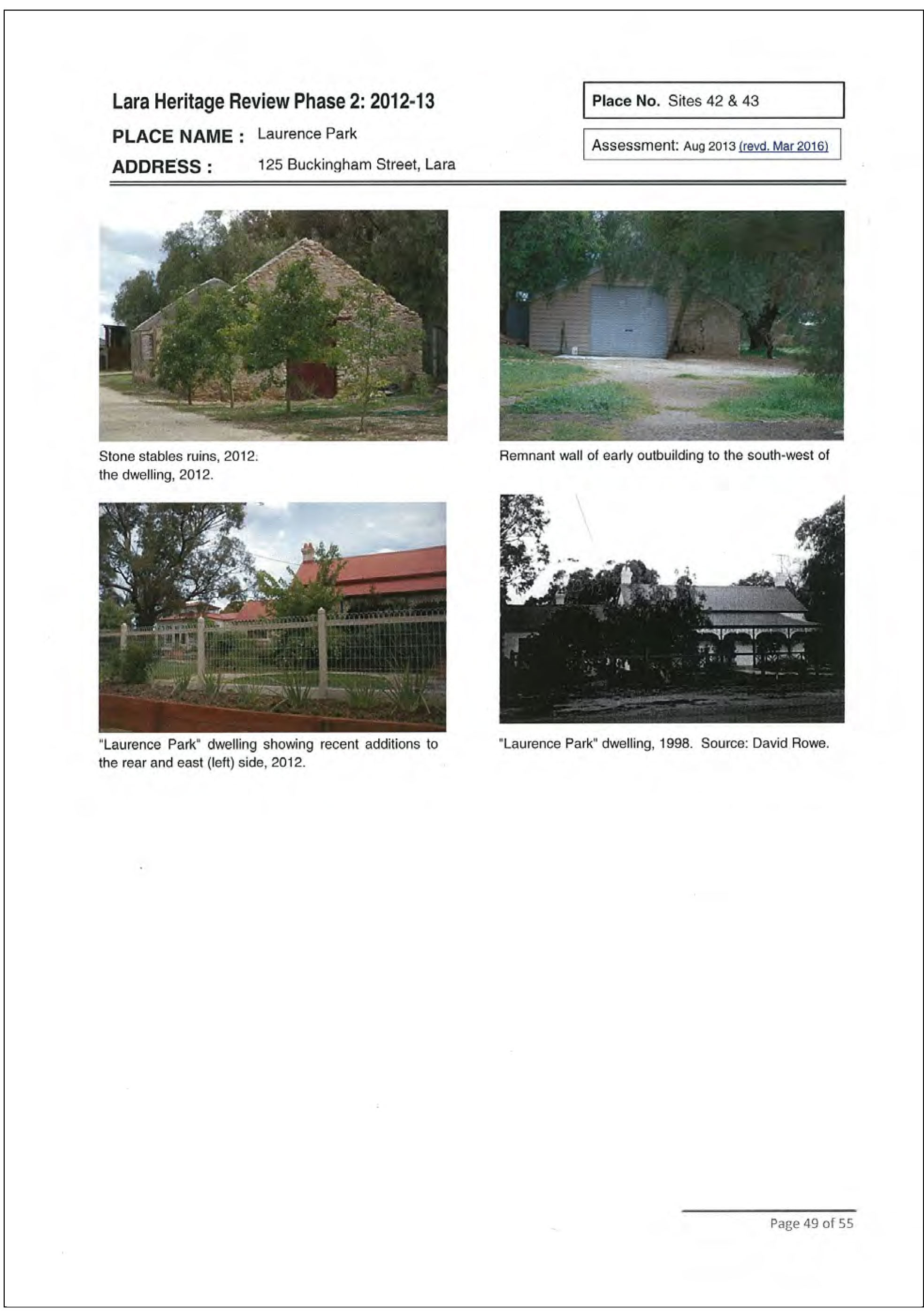 Appendix 3	Anakie, Lara & Lovely Banks Incorporated Plan, May 2016 - Page 15 of 16