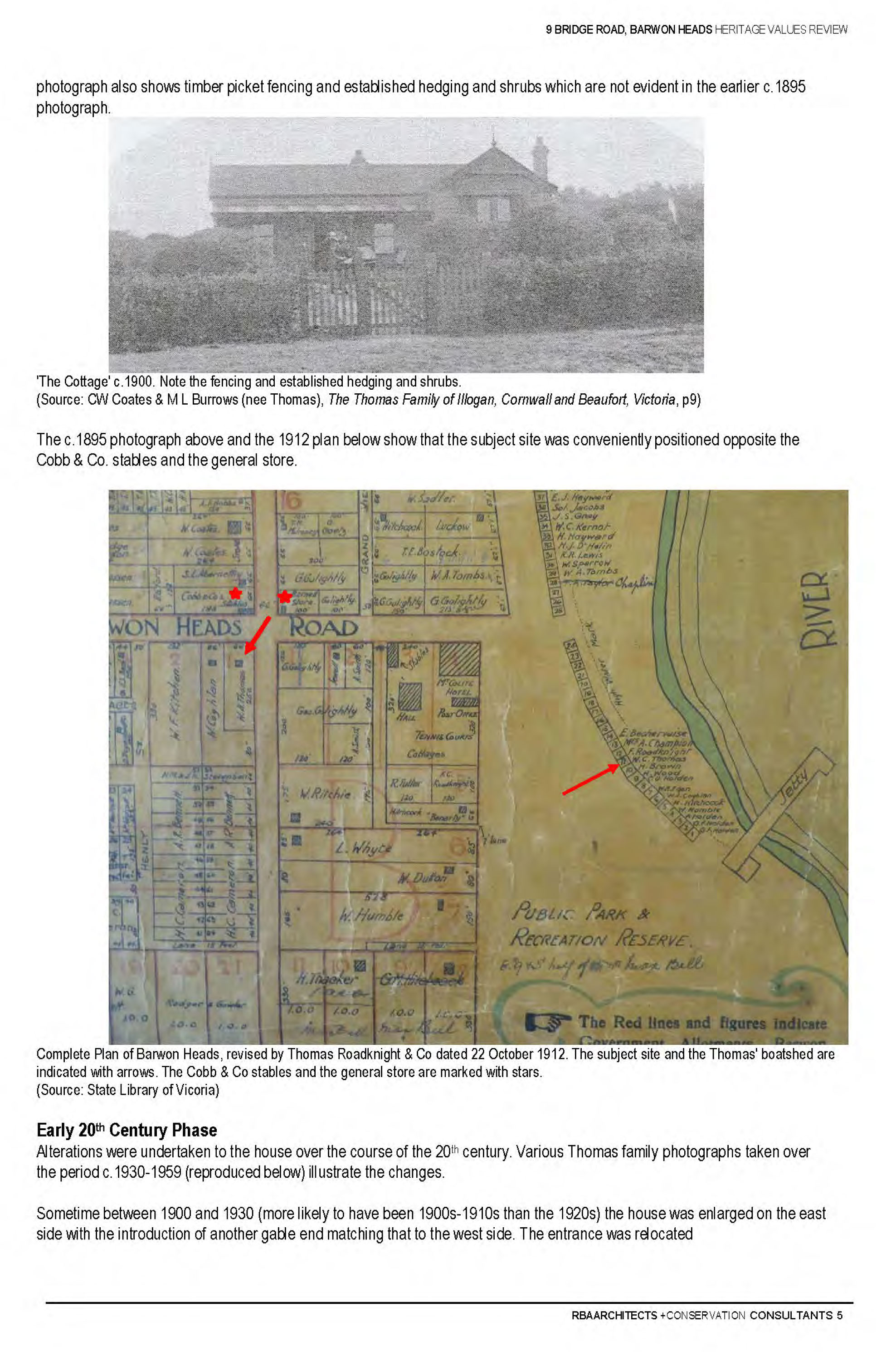 Appendix 3 – Context Pty Ltd  Heritage Assessment (includes RBA Report) Page 21 of 32 pages