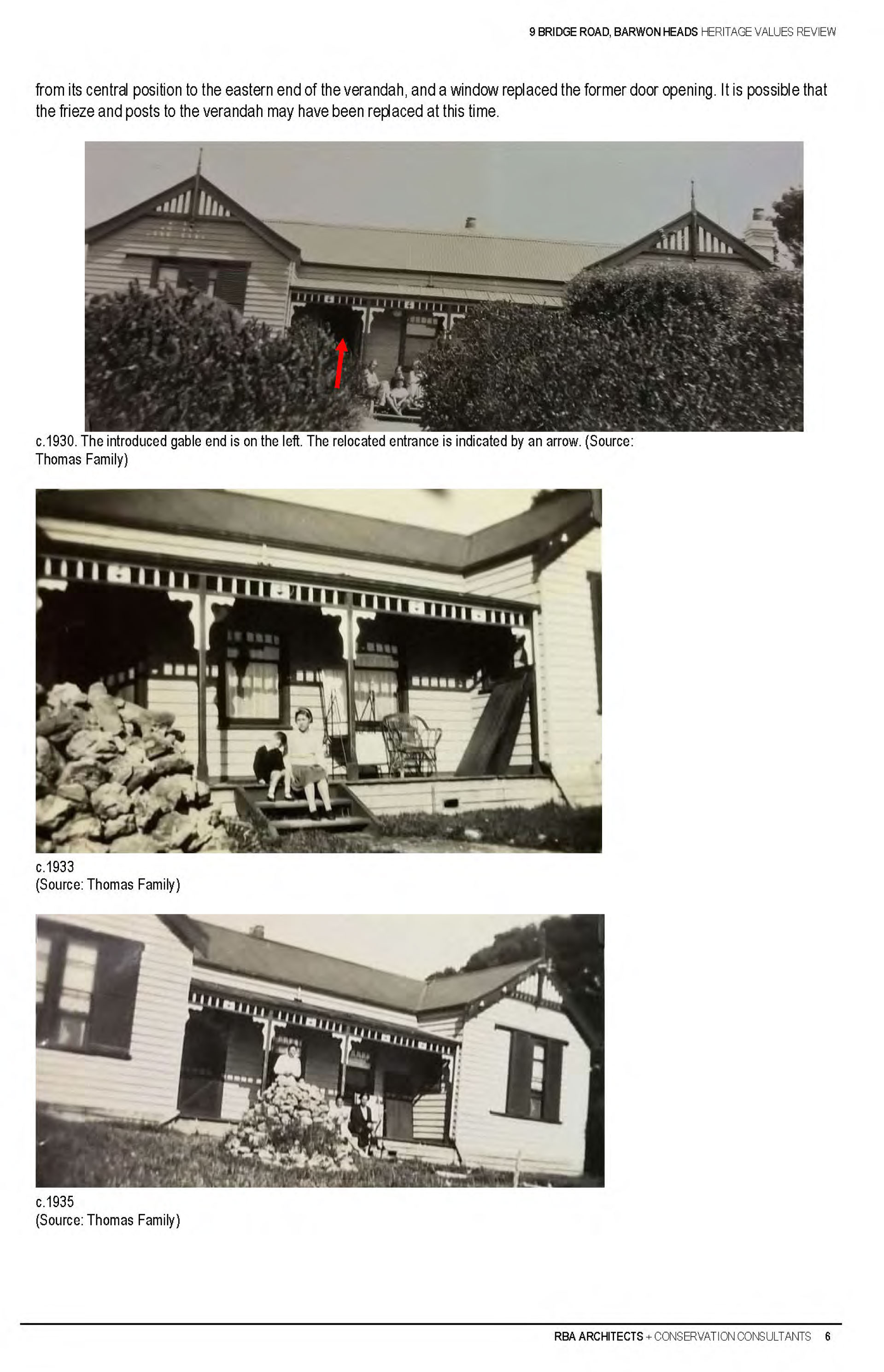 Appendix 3 – Context Pty Ltd  Heritage Assessment (includes RBA Report) Page 22 of 32 pages