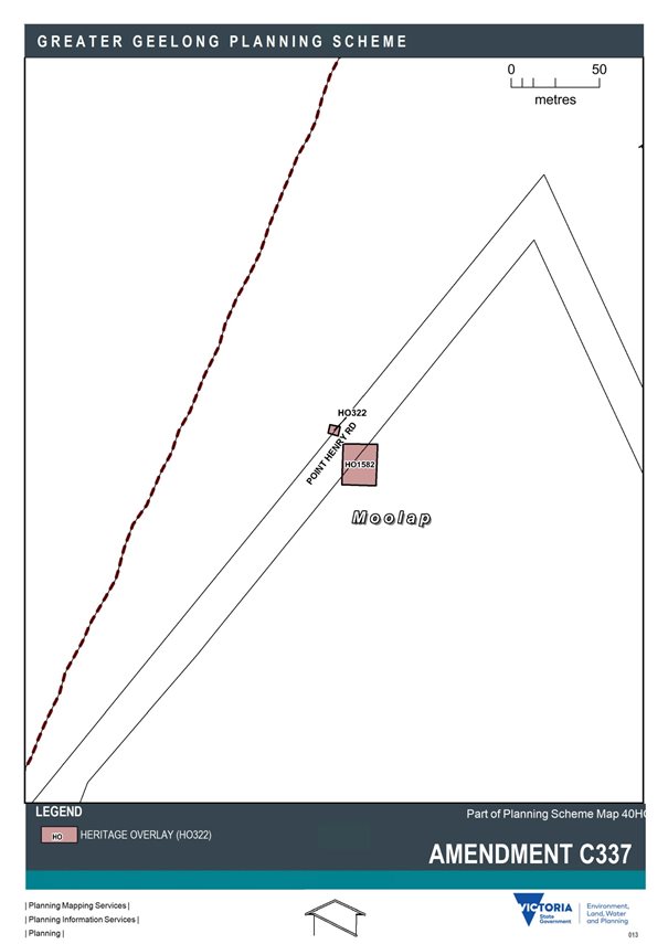 Amendment C337 - Heritage Overlay (HO322)