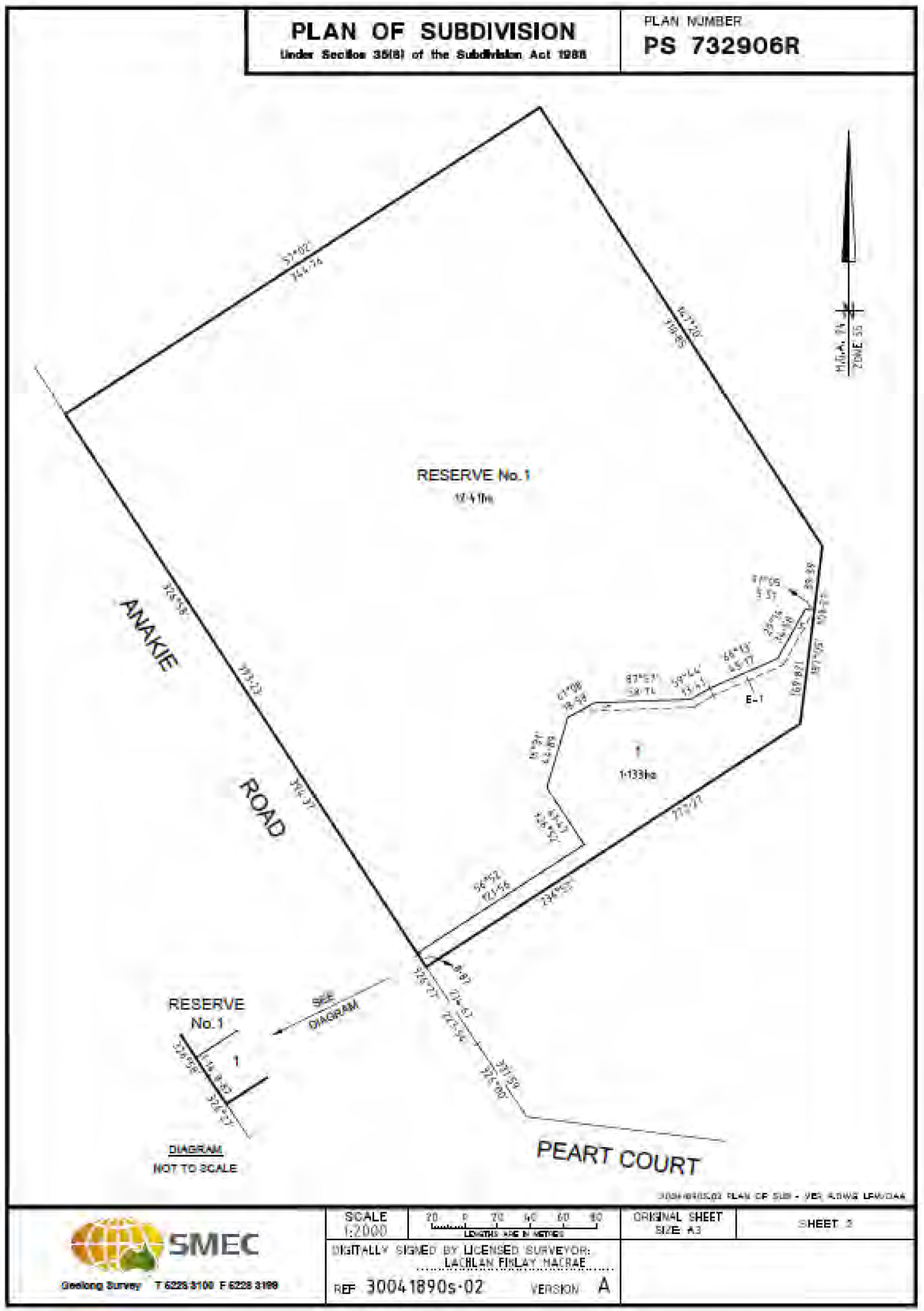Appendix 5 Plan of subdivision – 600 and 602 Anakie Road