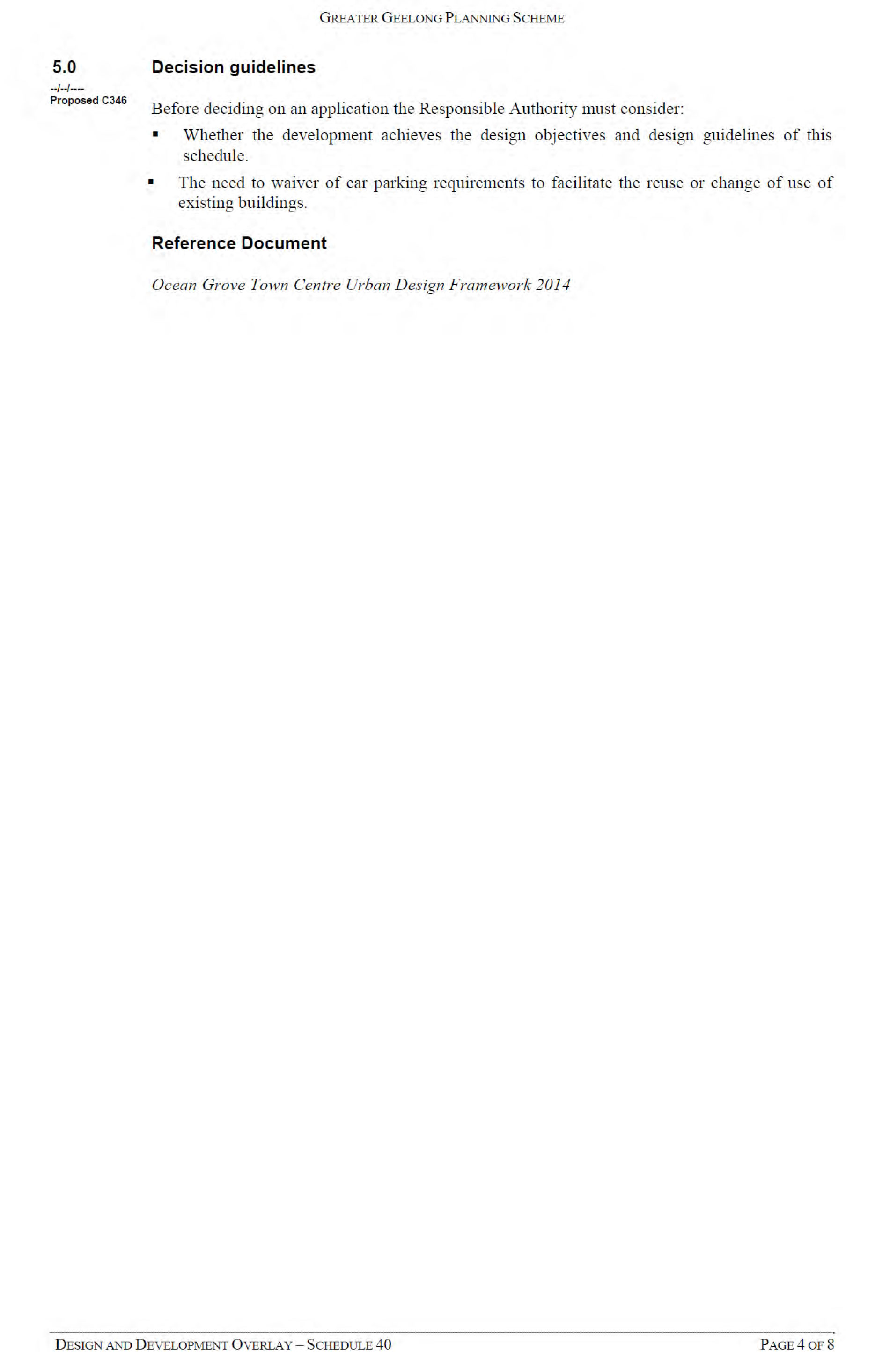 Appendix 7 – Amendment for Adoption - Design amd Development Overlay - Schedule 40 - Page 4 of 8