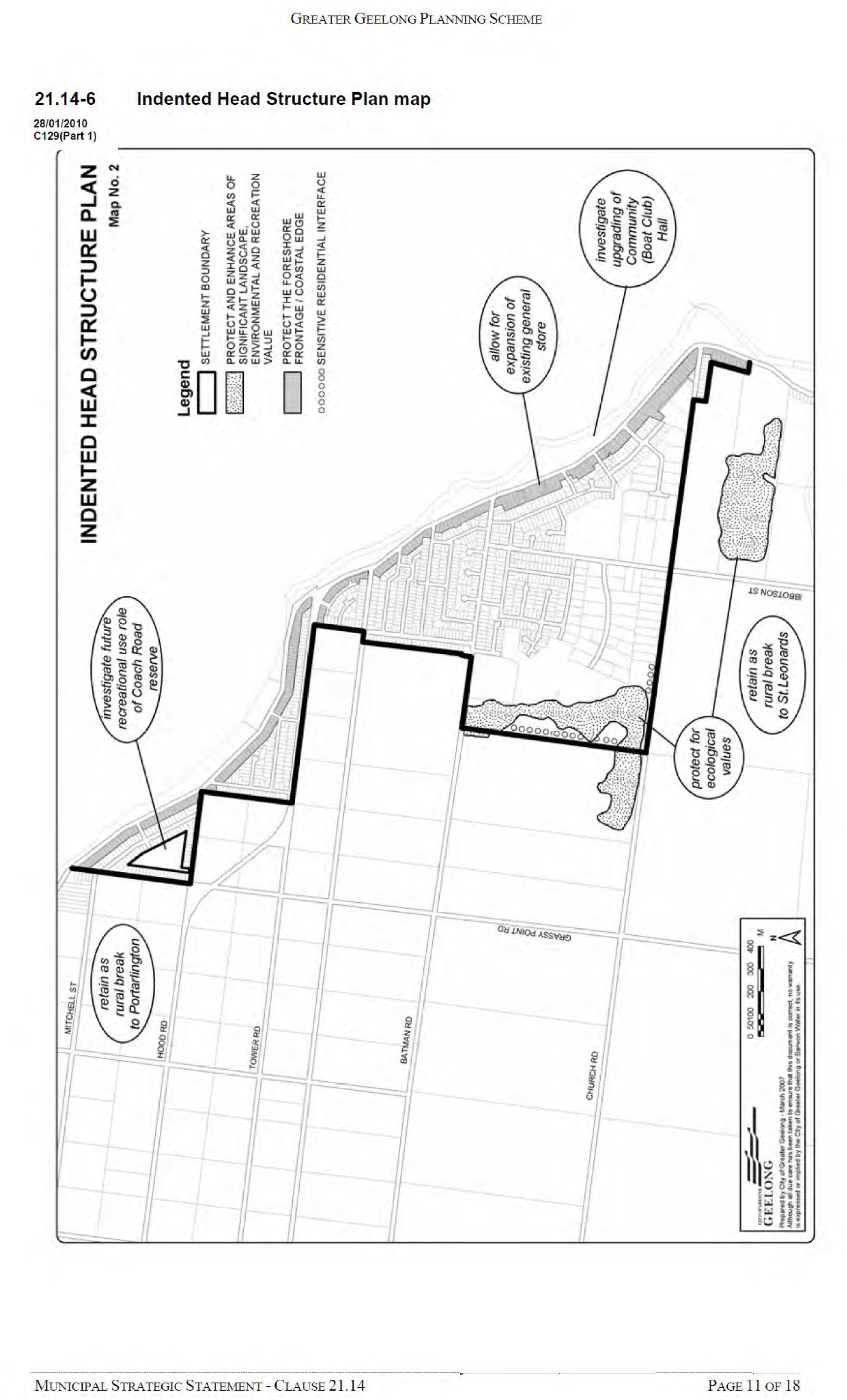 Appendix 7 – Amendment for Adoption - Municipal Strategic Statement Clause 21.14 - Page 11 of 18