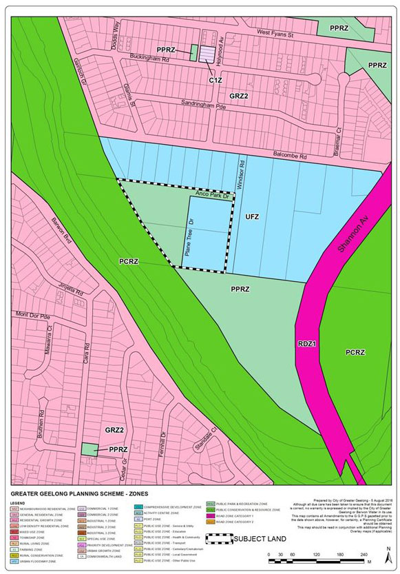 Appendix 1 – Existing Zoning