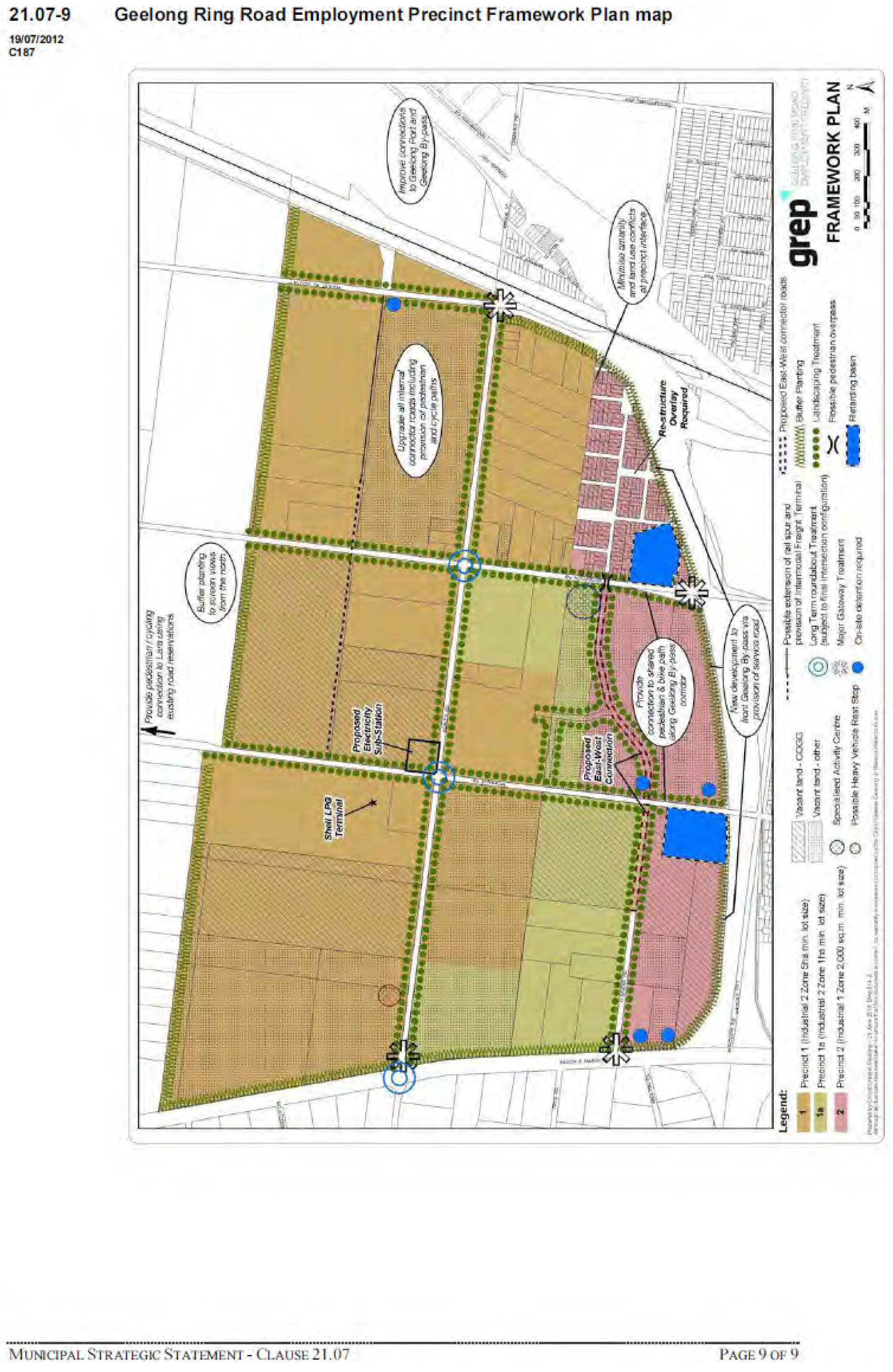 Municipal Strategy Statement - Clause 21.07 - Page 9 of 9 pages