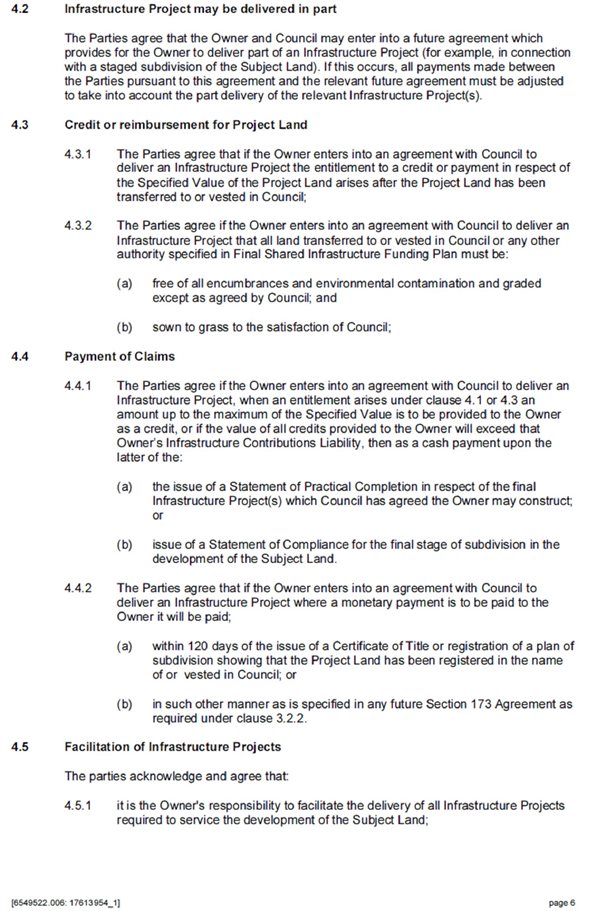 Section 173 Agreement Template - Page 6
