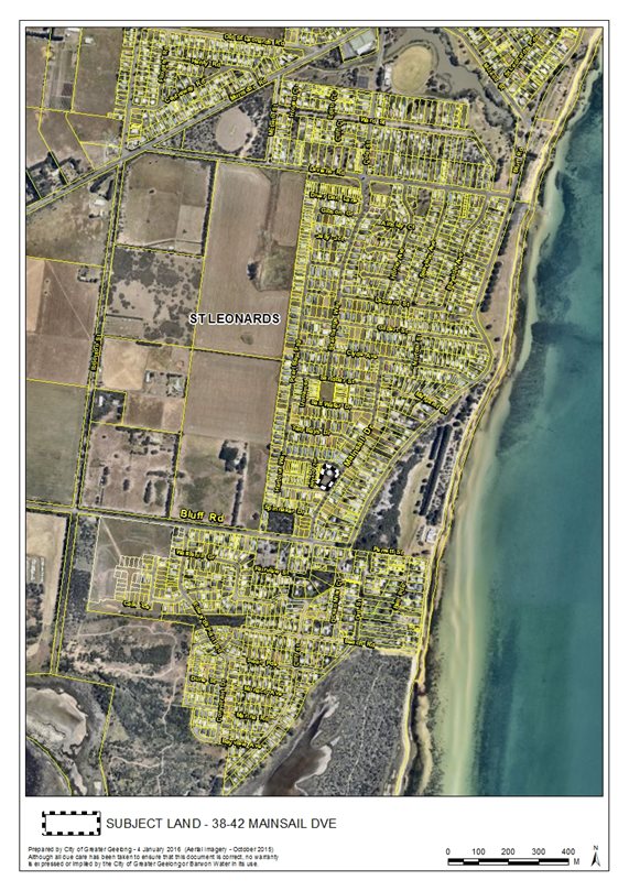 Appendix 1 Location Plan – 38-42 Mainsail Drive, St Leonards