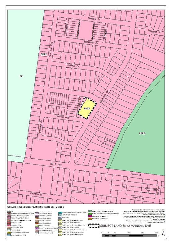 Appendix 2: Current zoning – 38-42 Mainsail Drive, St Leonards