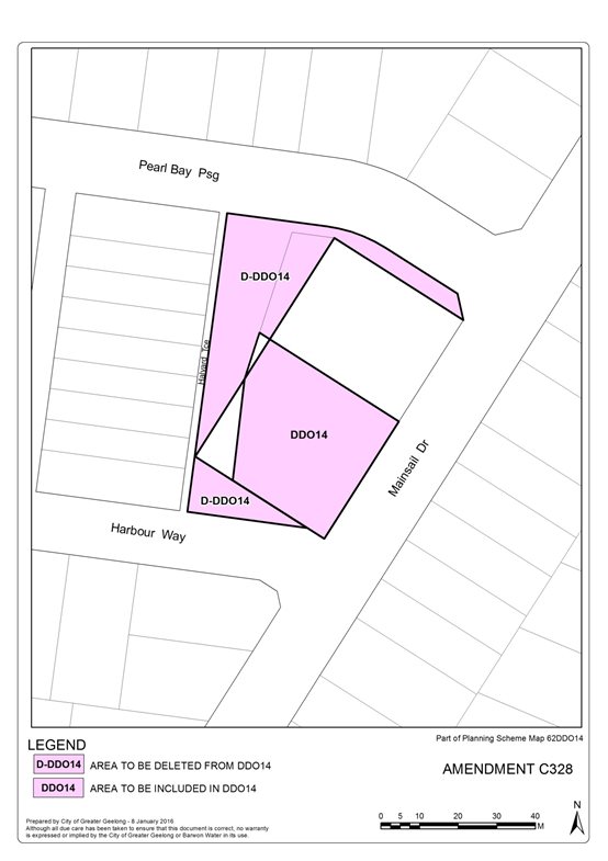 Appendix 4: Proposed overlay changes – 38-42 Mainsail Drive