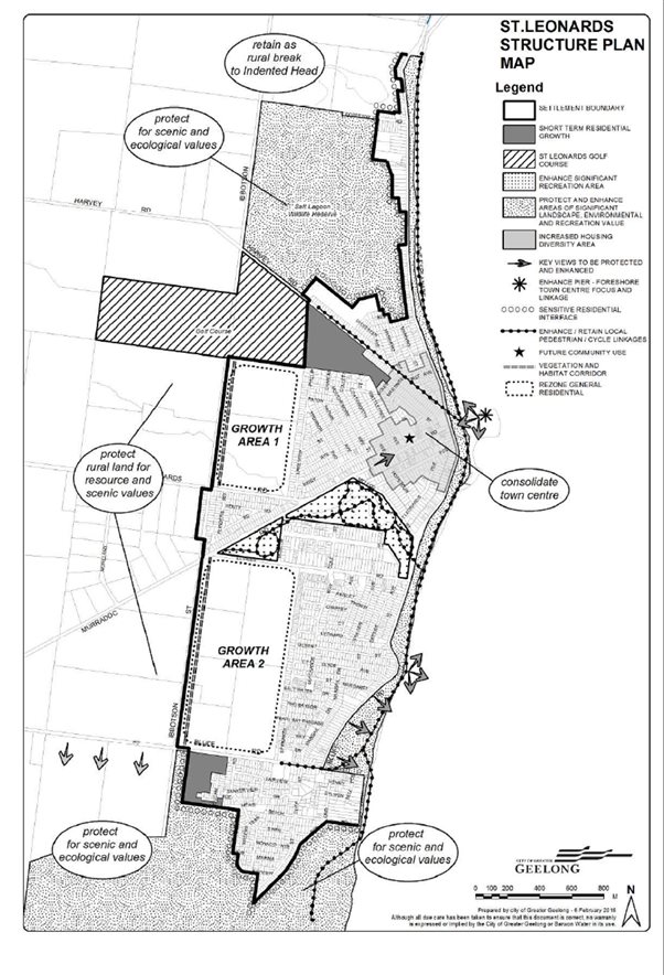 Appendix 1 - St Leonards Structure Plan Map