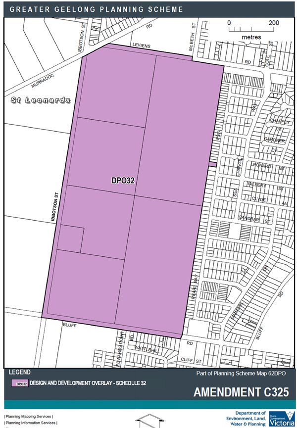 Amendment C325 - Schedule 32 to the Development Plan Overlay