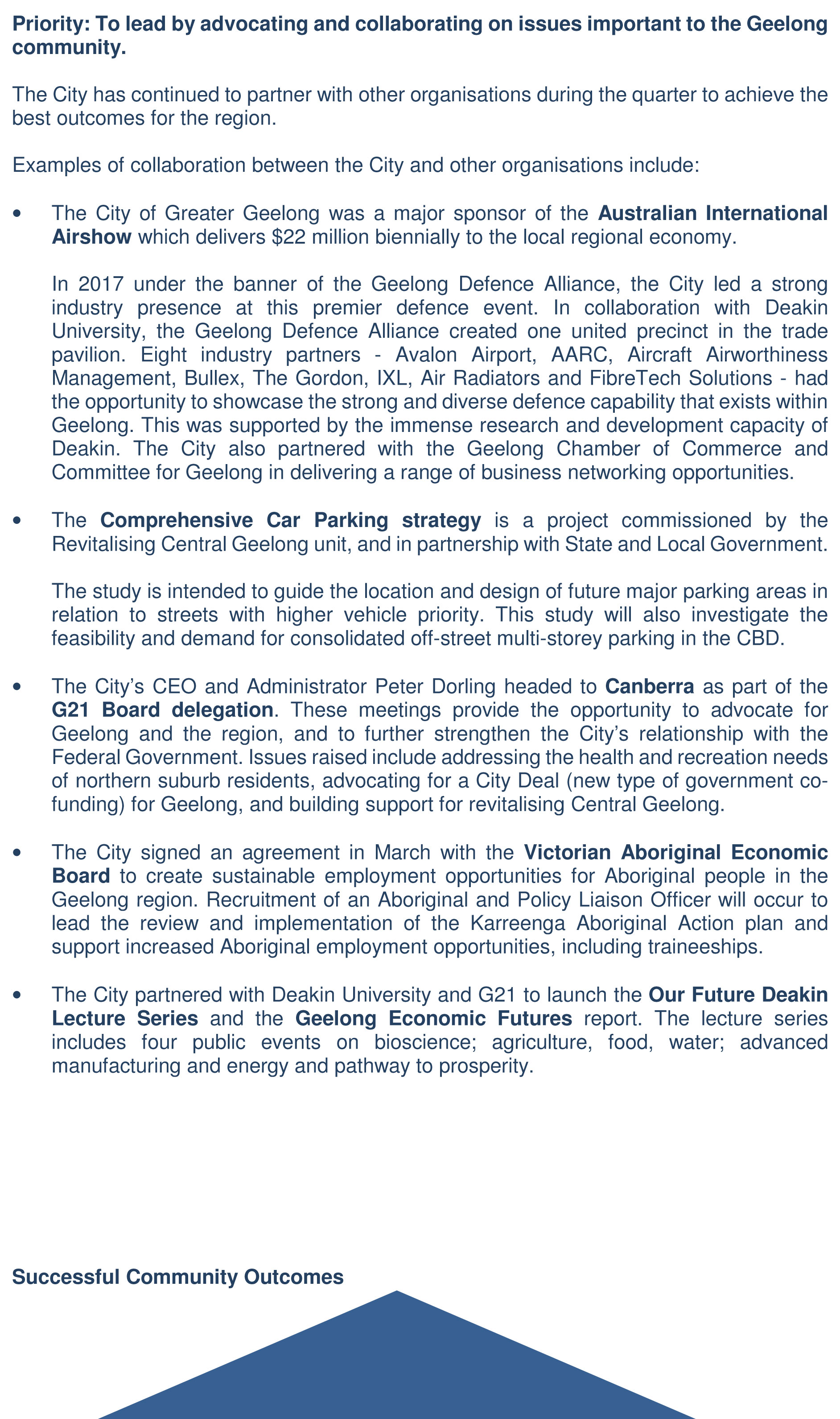 CEO Quarterly Headline Report (January - March 2017) - Page 11 of 16 