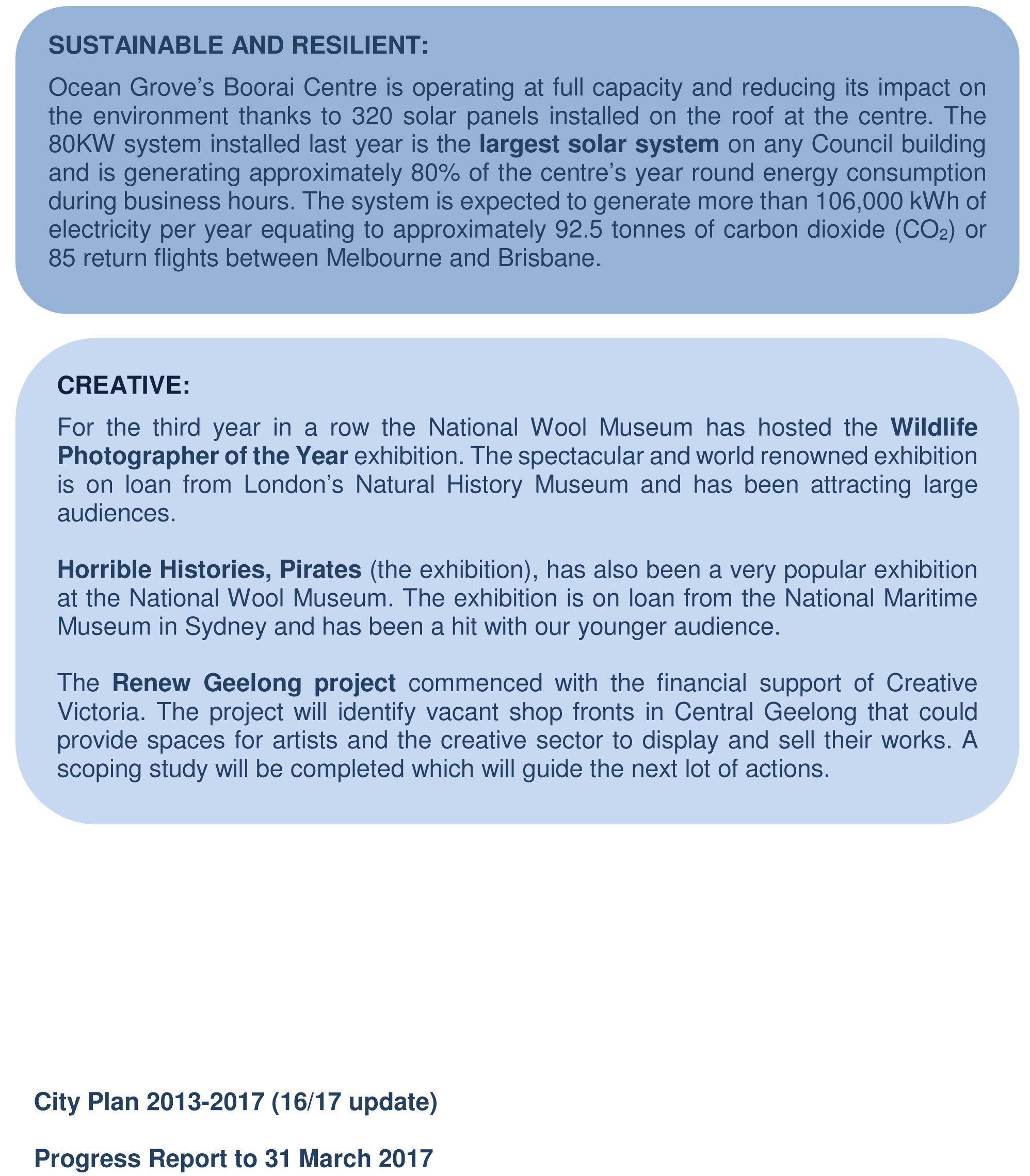 CEO Quarterly Headline Report (January - March 2017) - Page 13 of 16 