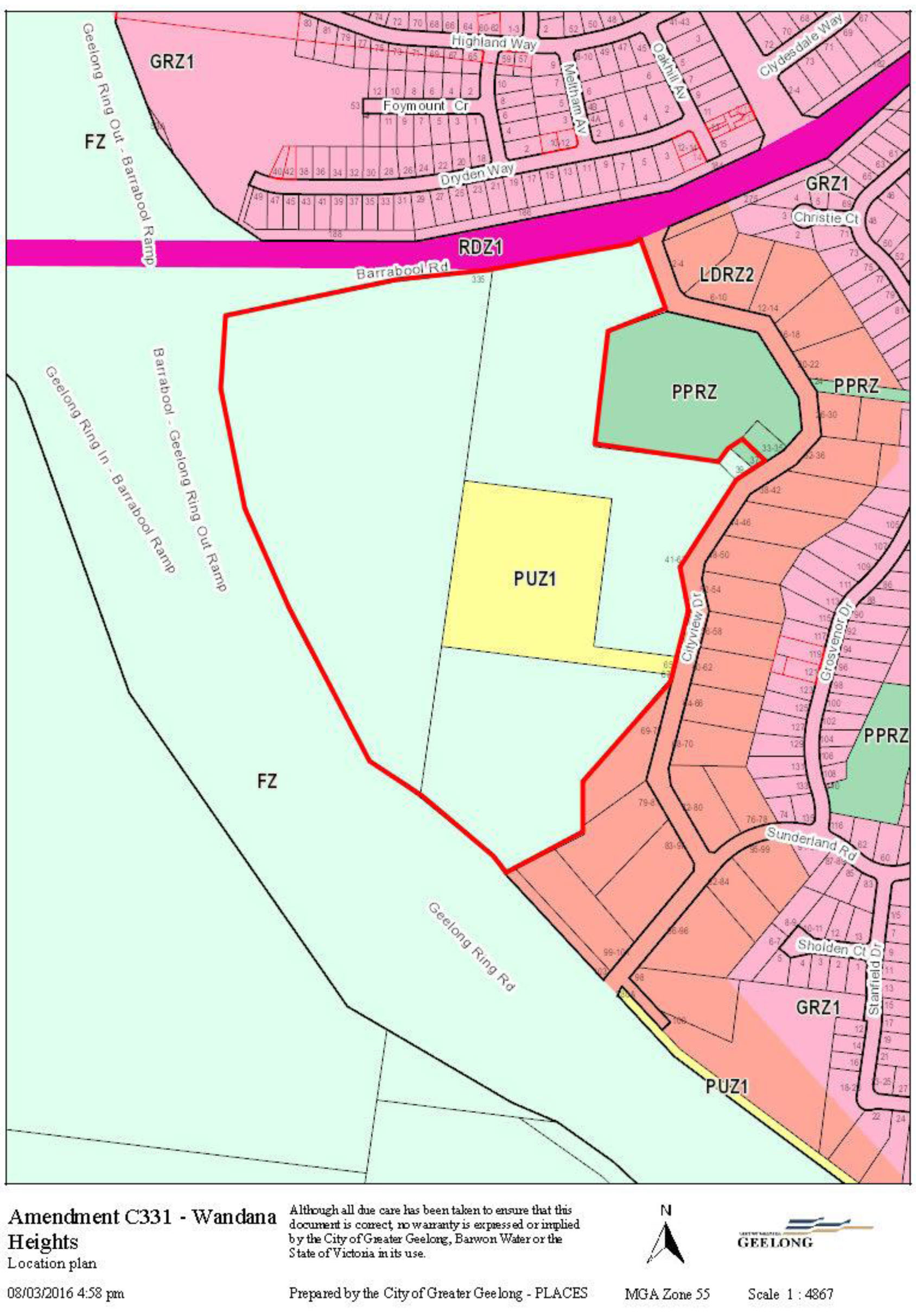 Attachment 3 - Current zoning