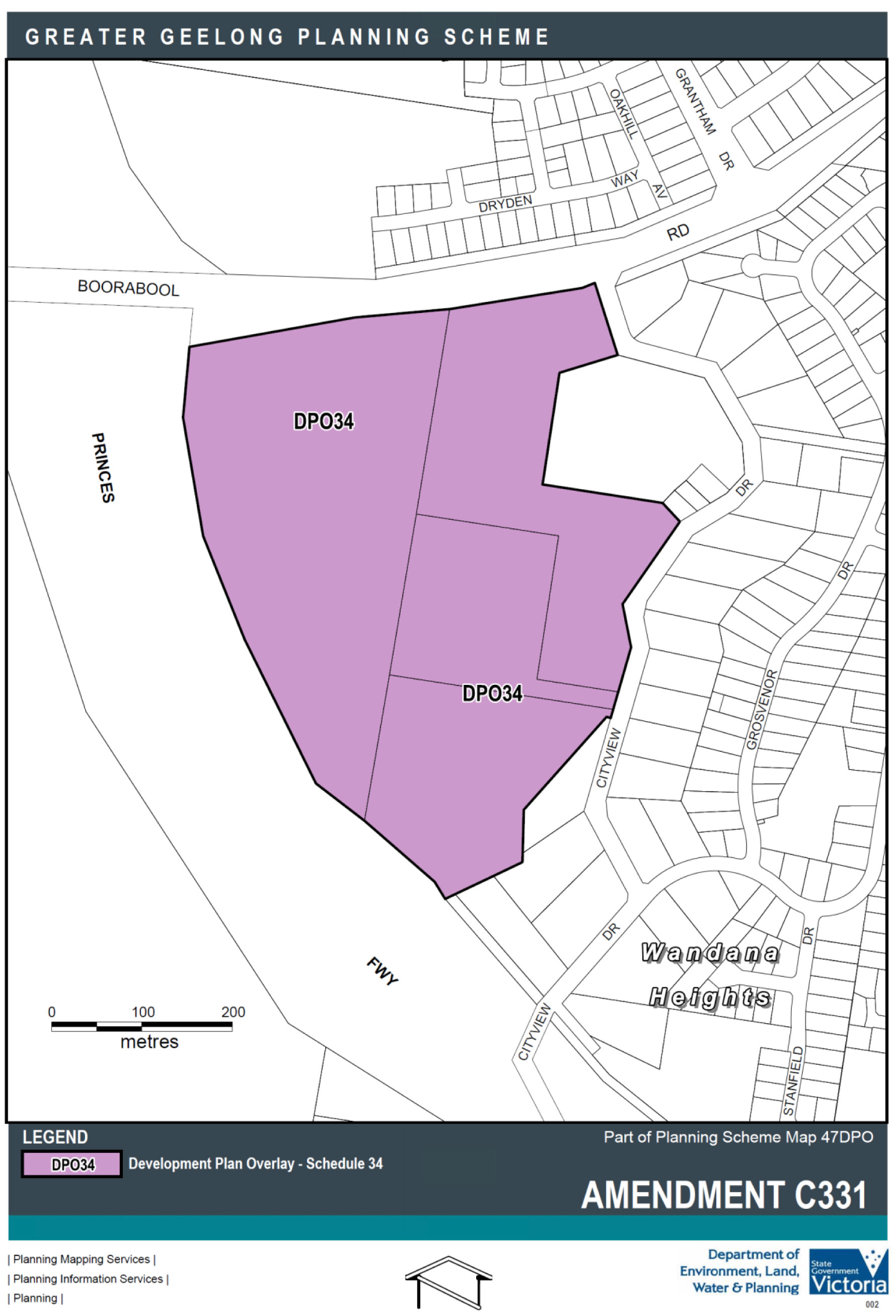 Attachment 6 - Amendment C331 to be adopted - Map 47DPO