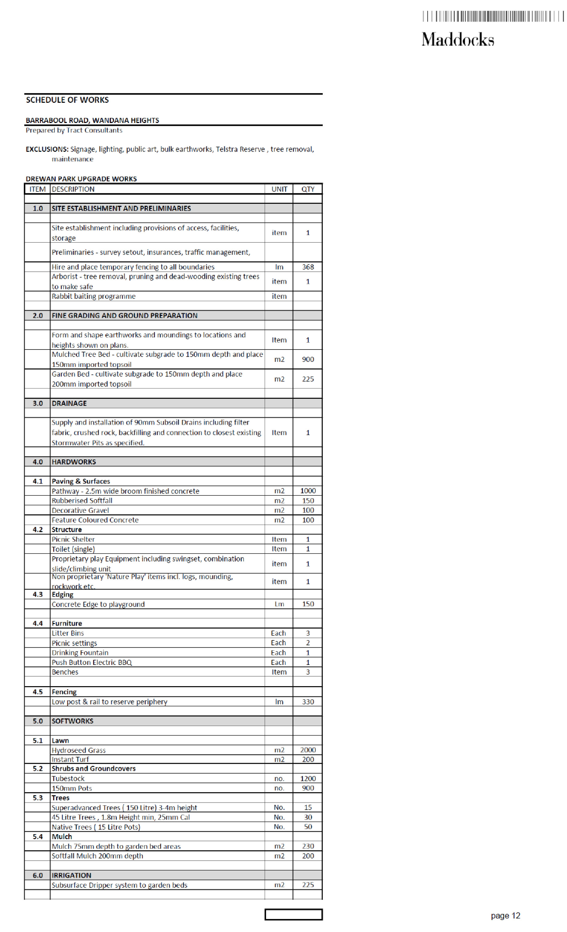 Attachment 8 Model Section 173 Agreement - page 12