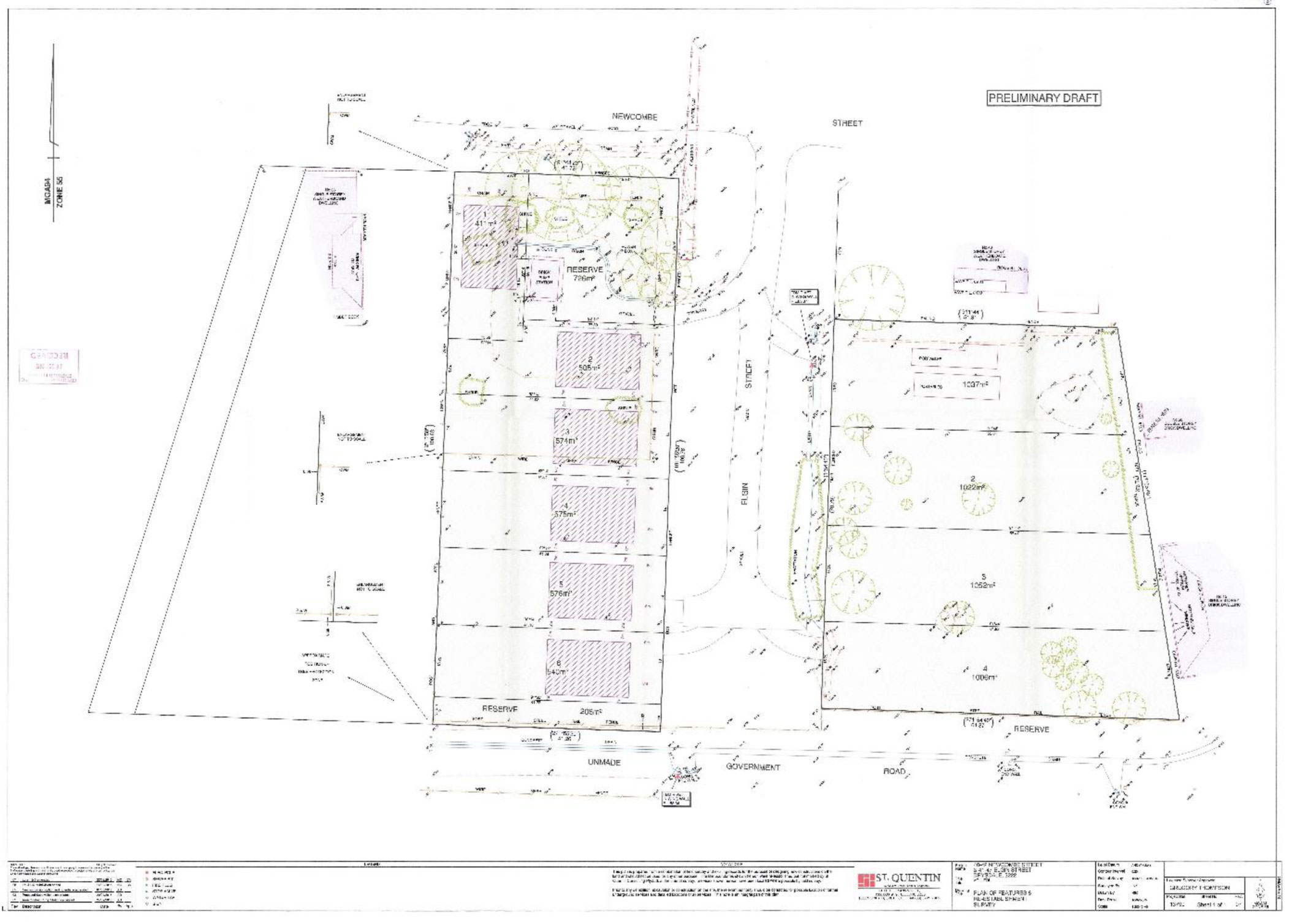 Attachment 4 – Plan of Subdivision - sheet 2 of 2