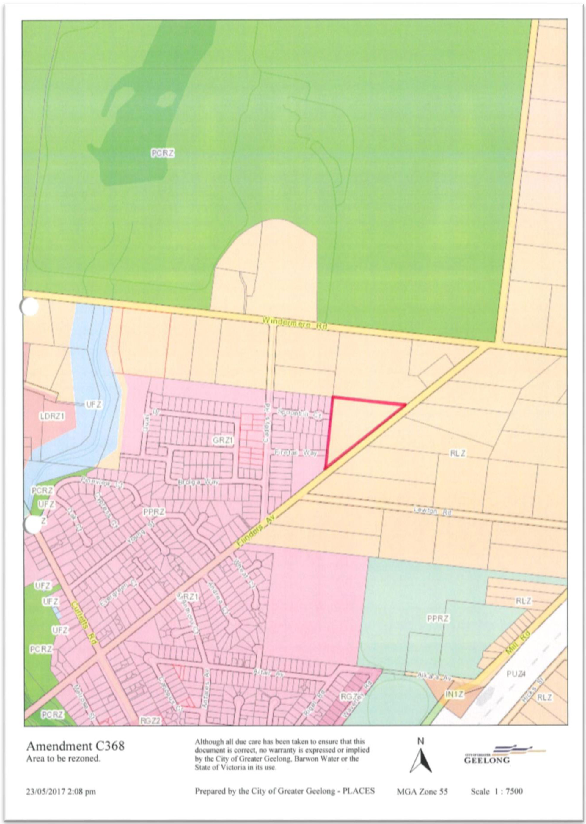 Land to which the Planning Scheme Amendment and Planning Permit applies.