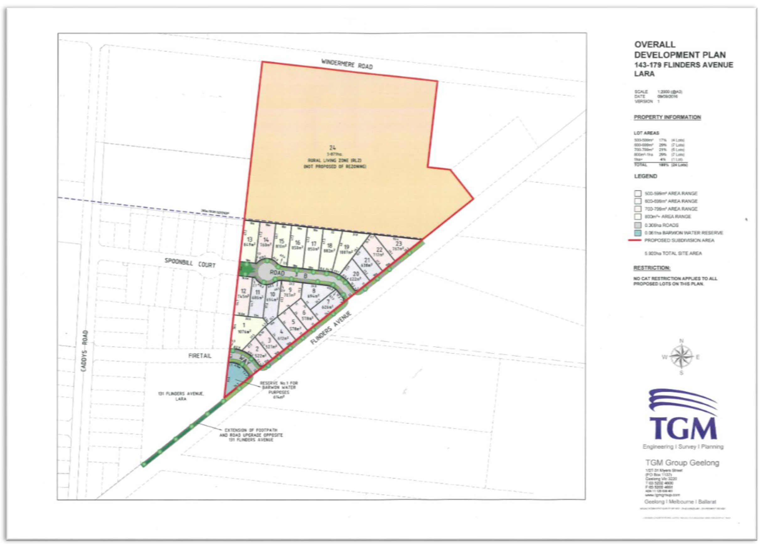 Plan of Proposed Subdivision