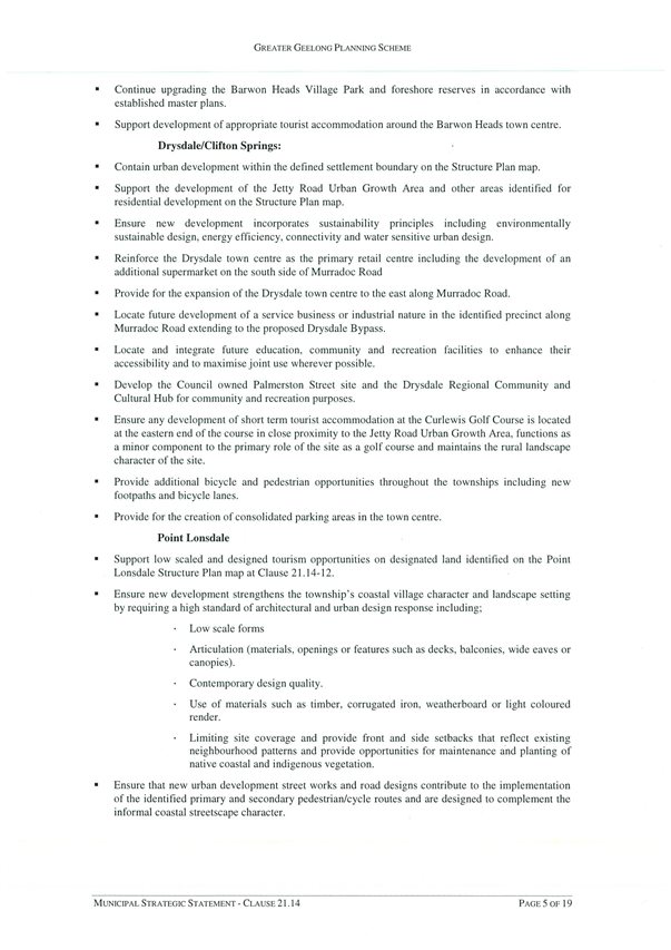 Attachment 3 - Amendment C352 - Clause 21.14 - Page 5 of 19