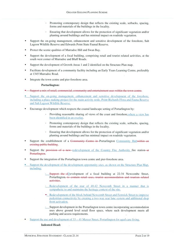 Attachment 3 - Amendment C352 - Clause 21.14 - Page 2 of 19