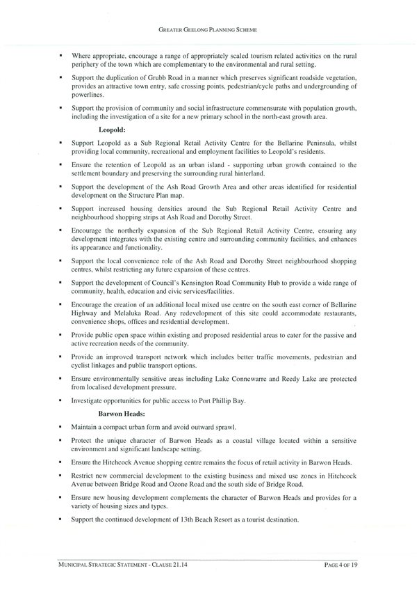 Attachment 3 - Amendment C352 - Clause 21.14 - Page 4 of 19