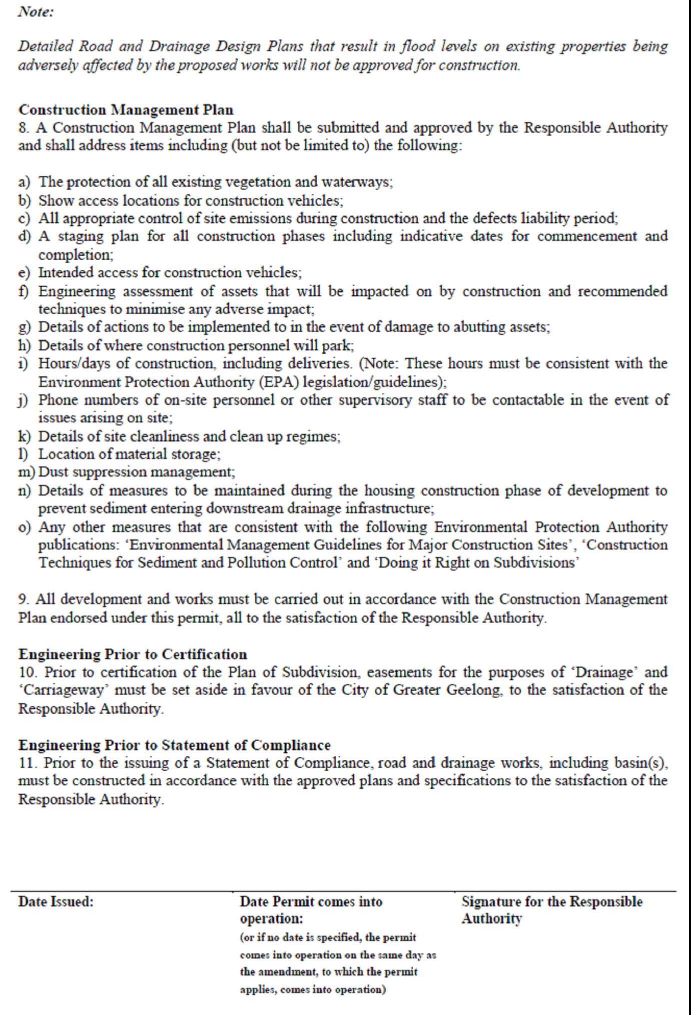 Permit for Ministerial Approval - page 3 of 12