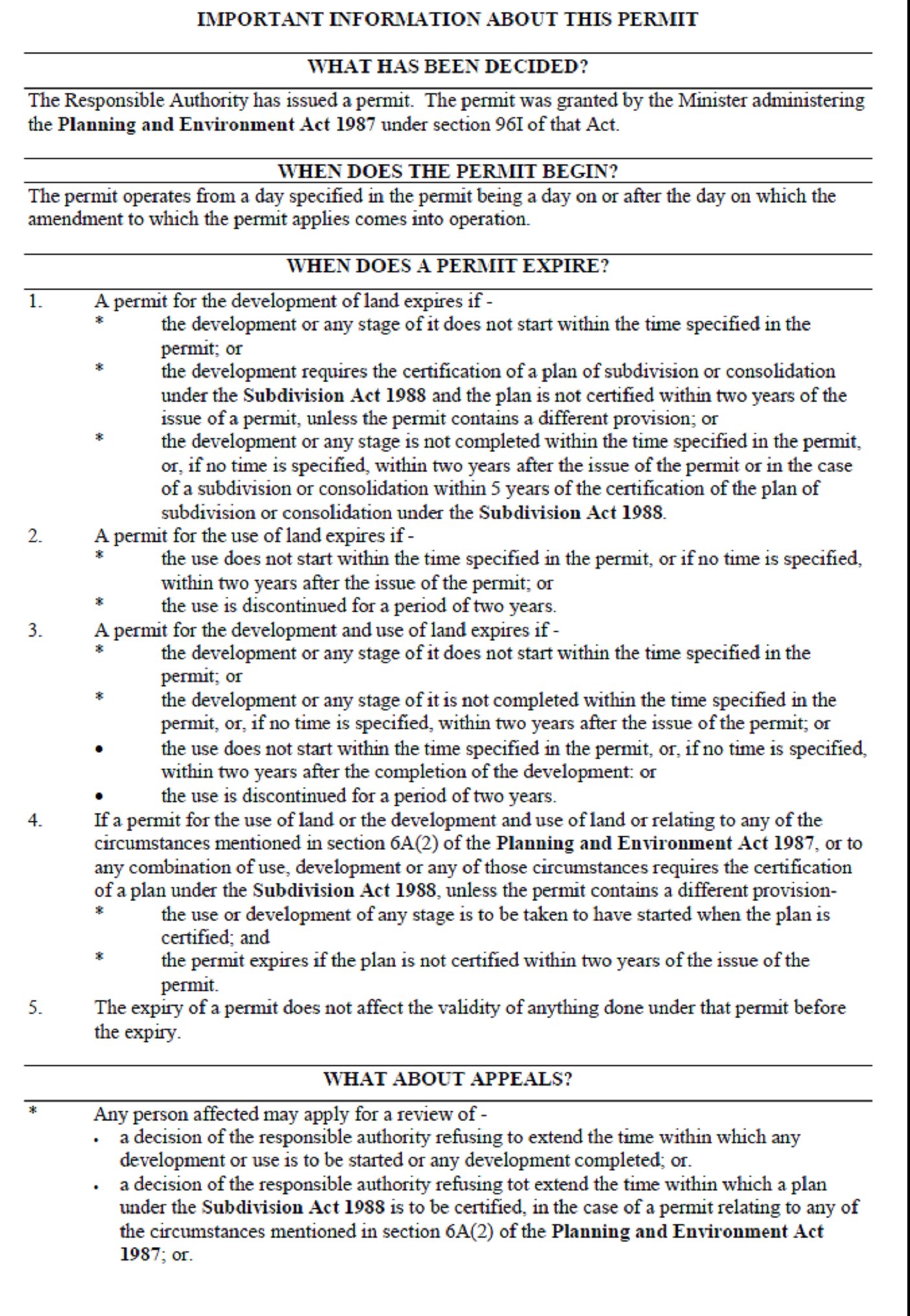Permit for Ministerial Approval - page 11 of 12