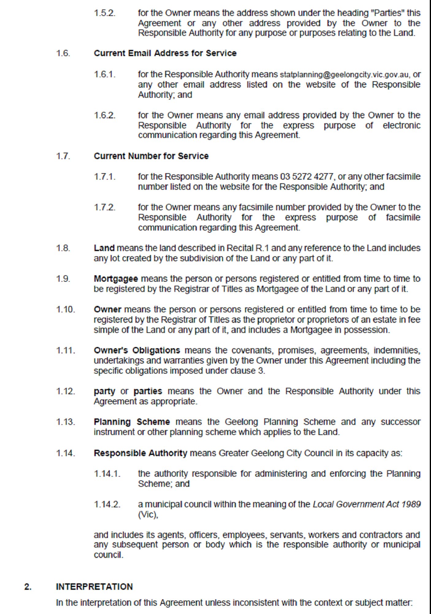 Section 173 Agreement page 3