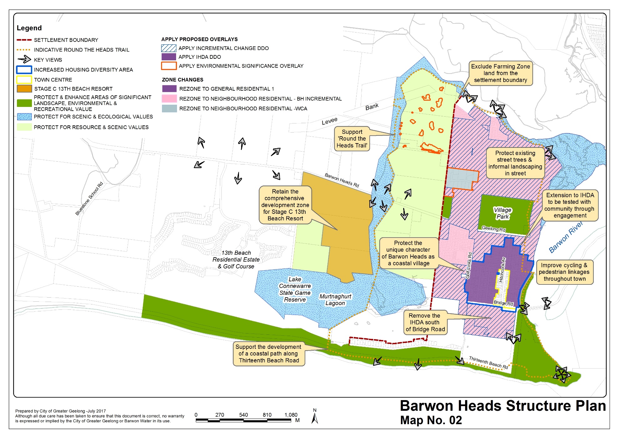 Barwon Heads Structure Plan - Map number 02