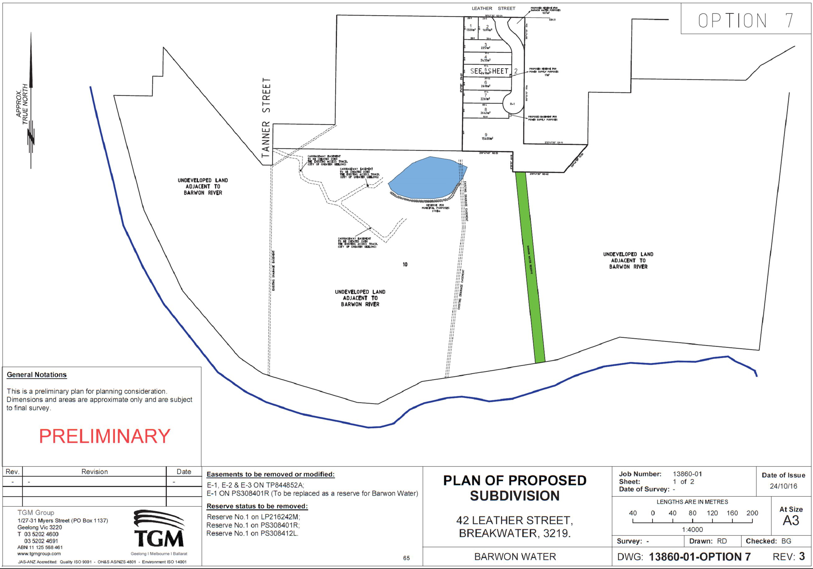 Plan of Subdivision