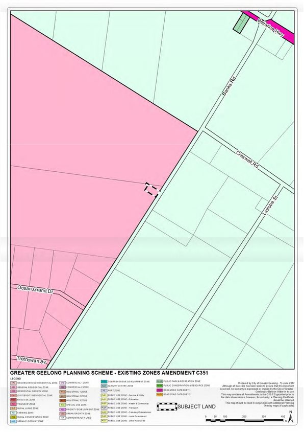 Existing Zoning of Subject Land