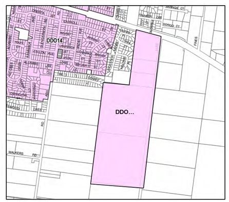 Proposed Design and Development Overlay Extent