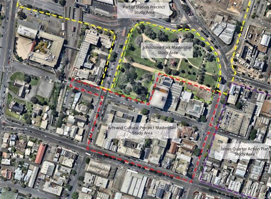 Arts & Cultural Precinct Masterplan Study Area & Adjacent Precincts