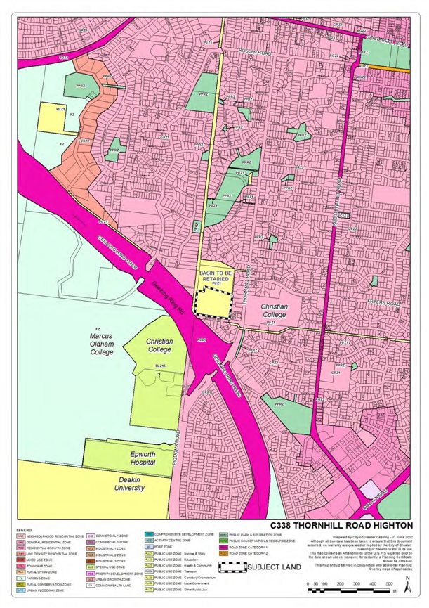 Locality Plan and Existing Zoning