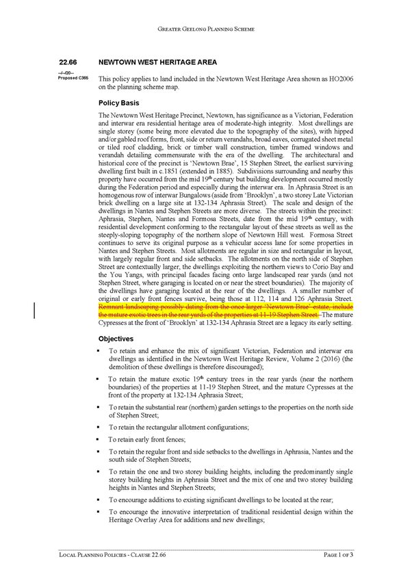 Clause 22.66 - Page 1 of 3