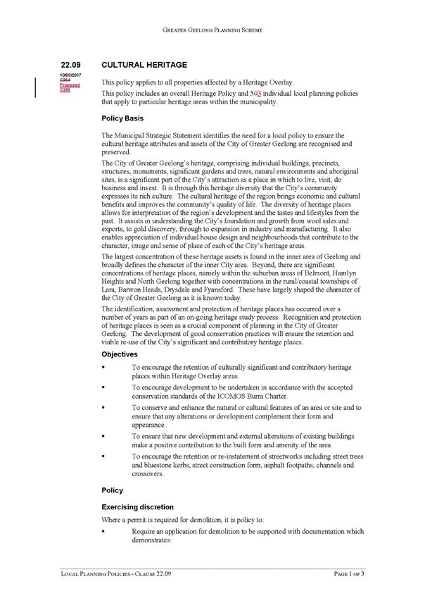 Clause 22.09 - page 1 of 3